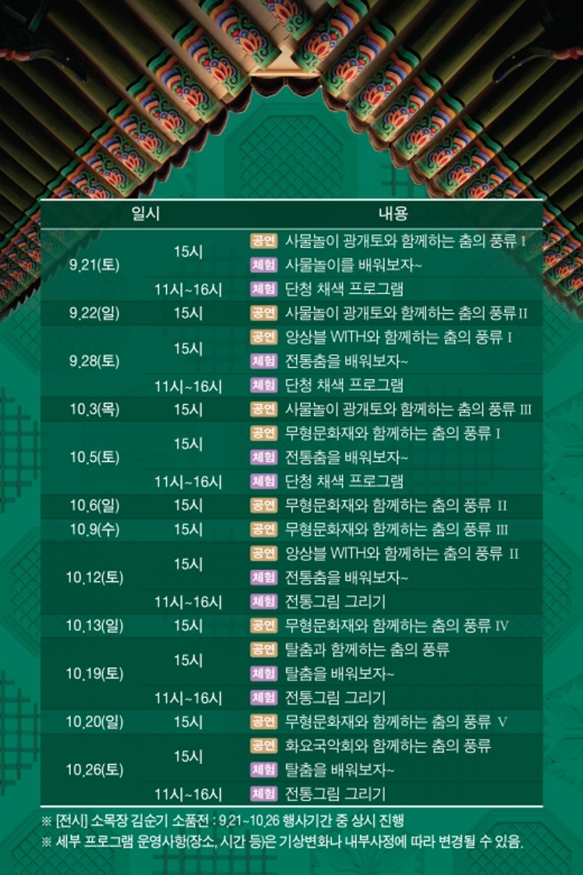 수원문화재단 무형문화재전수회관 ‘대가의 초대’ 진행
