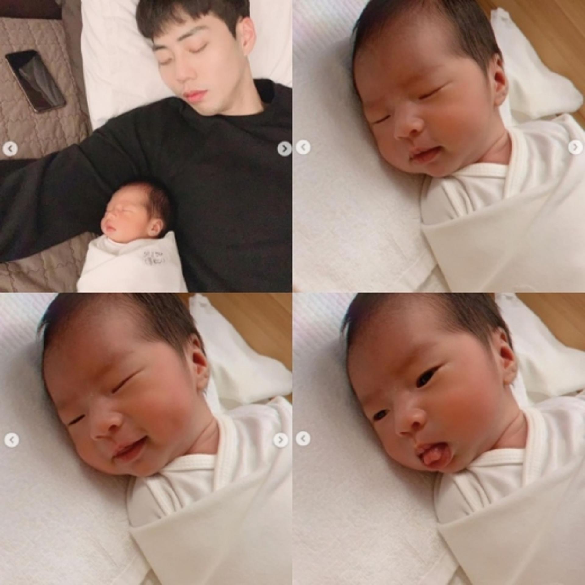 정아 득남, '정창영' 판박이 아들 공개 "사랑해♥"
