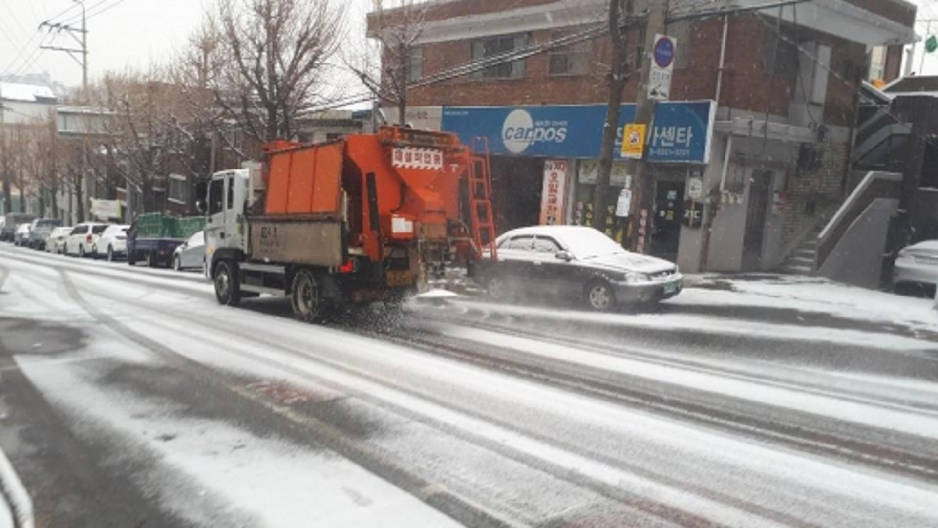 성남시 겨울철 도로 제설 준비 마쳐