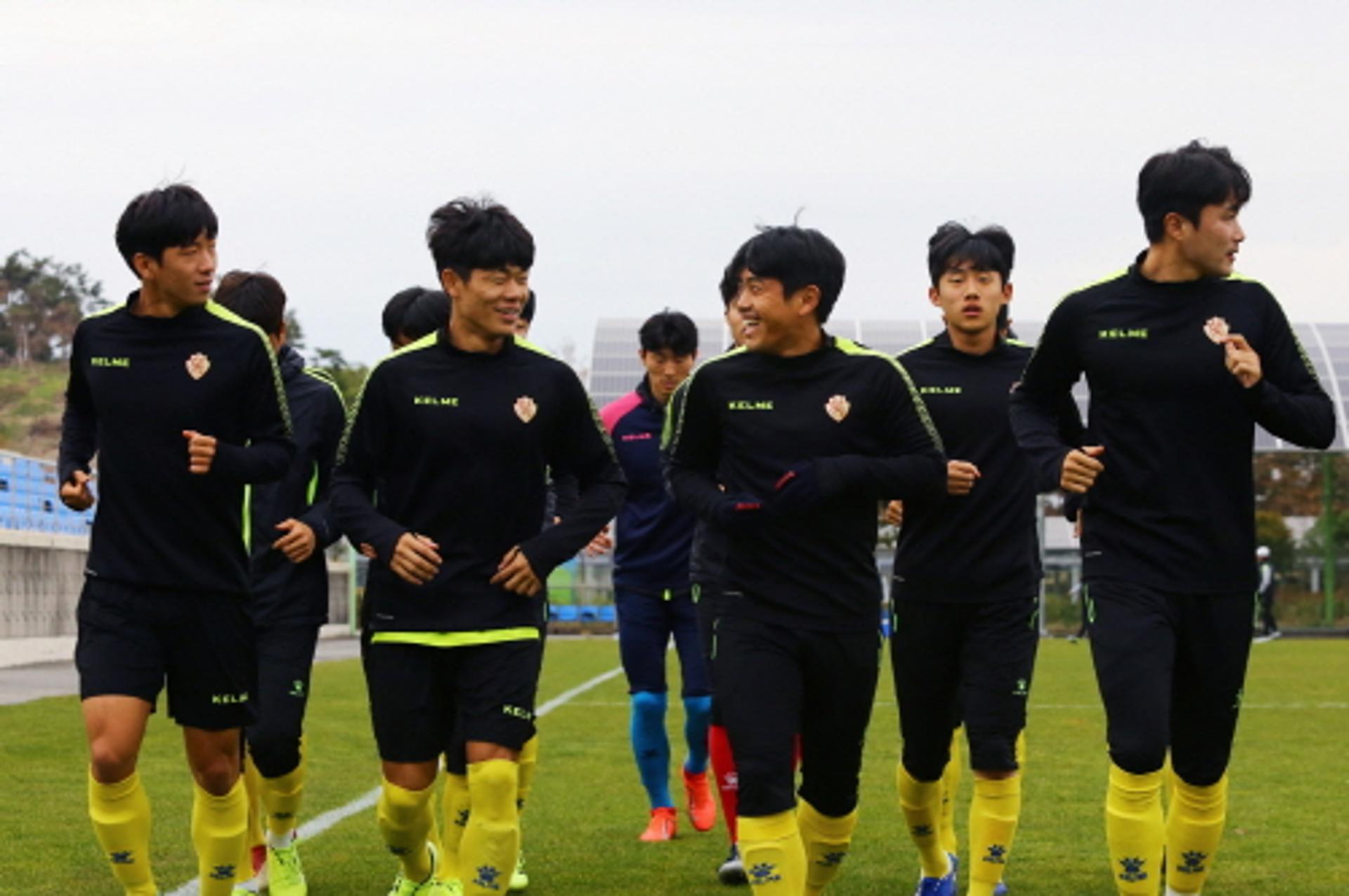 '챔피언' 광주FC, 1부리그 대비 마무리 훈련 꾸슬땀