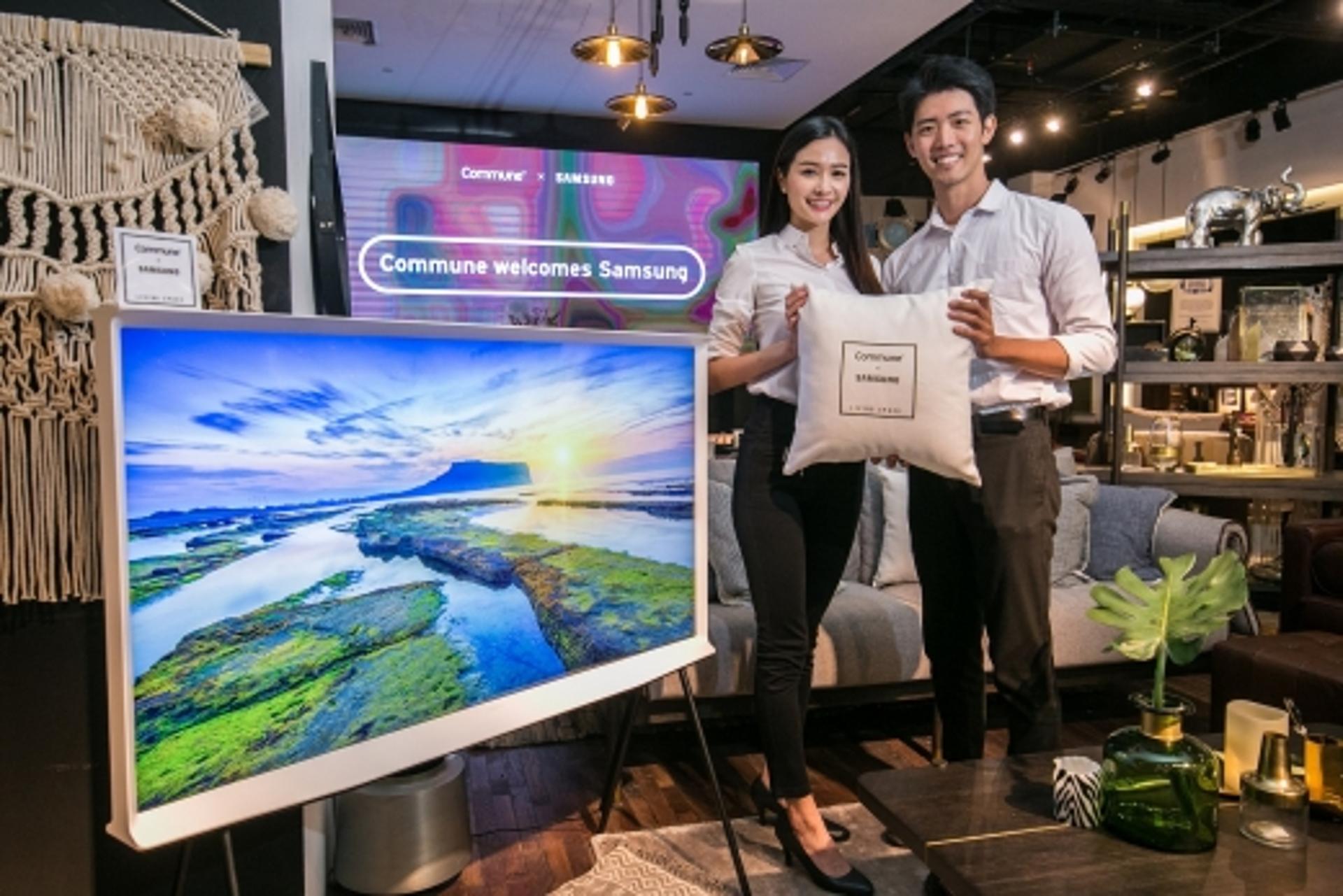 삼성 ‘세리프 TV’, 싱가포르 출격… 라이스프타일 TV 체험공간 오픈
