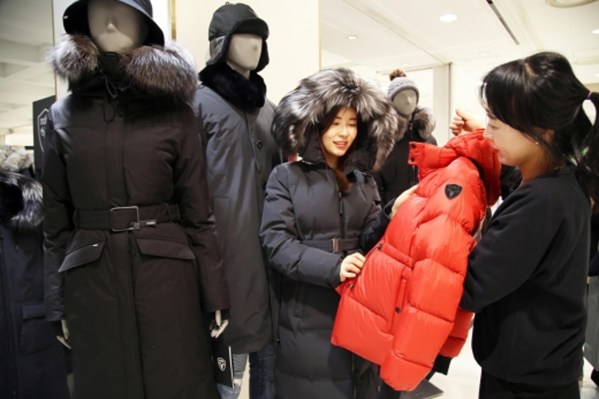 광주신세계, 프리미엄 패딩 '노비스'팝업 스토어 진행