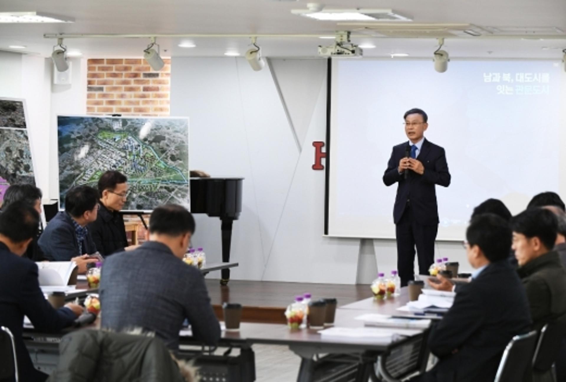 정하영 김포시장 "대곶 E-city 지정, 한반도 신경제 주역 계기 될 것"