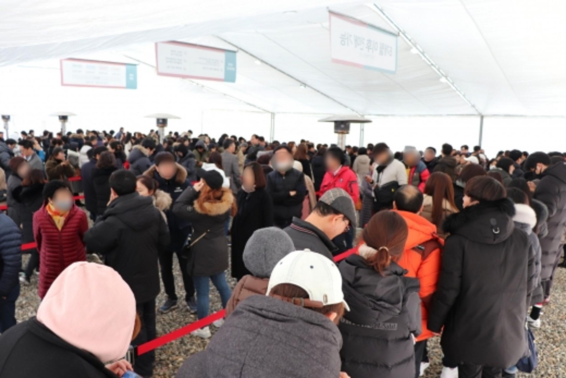 뜨거운 연말 청약열기… 9만여명 몰린 주말 견본주택