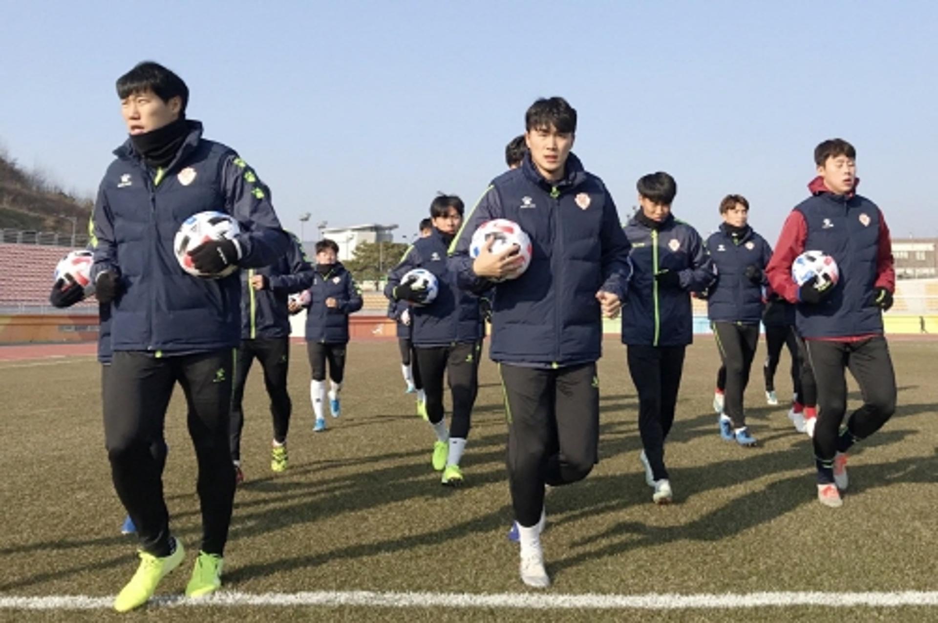 '1부리그 복귀' 광주FC, 2020시즌 첫 발 내딛다