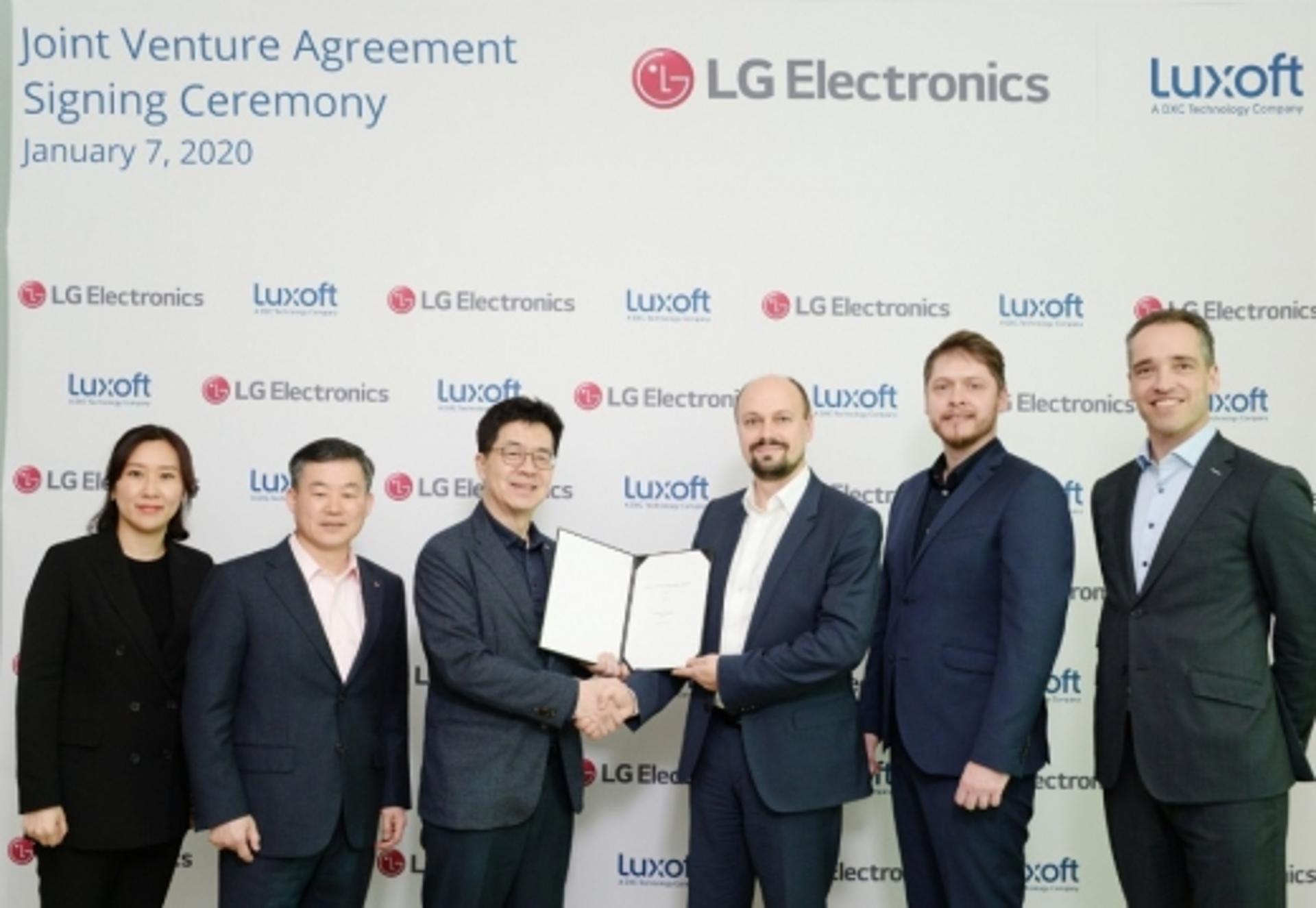 [CES 2020] LG전가·룩소프트, 상반기 JV 설립… 미래차 고객가치 높인다