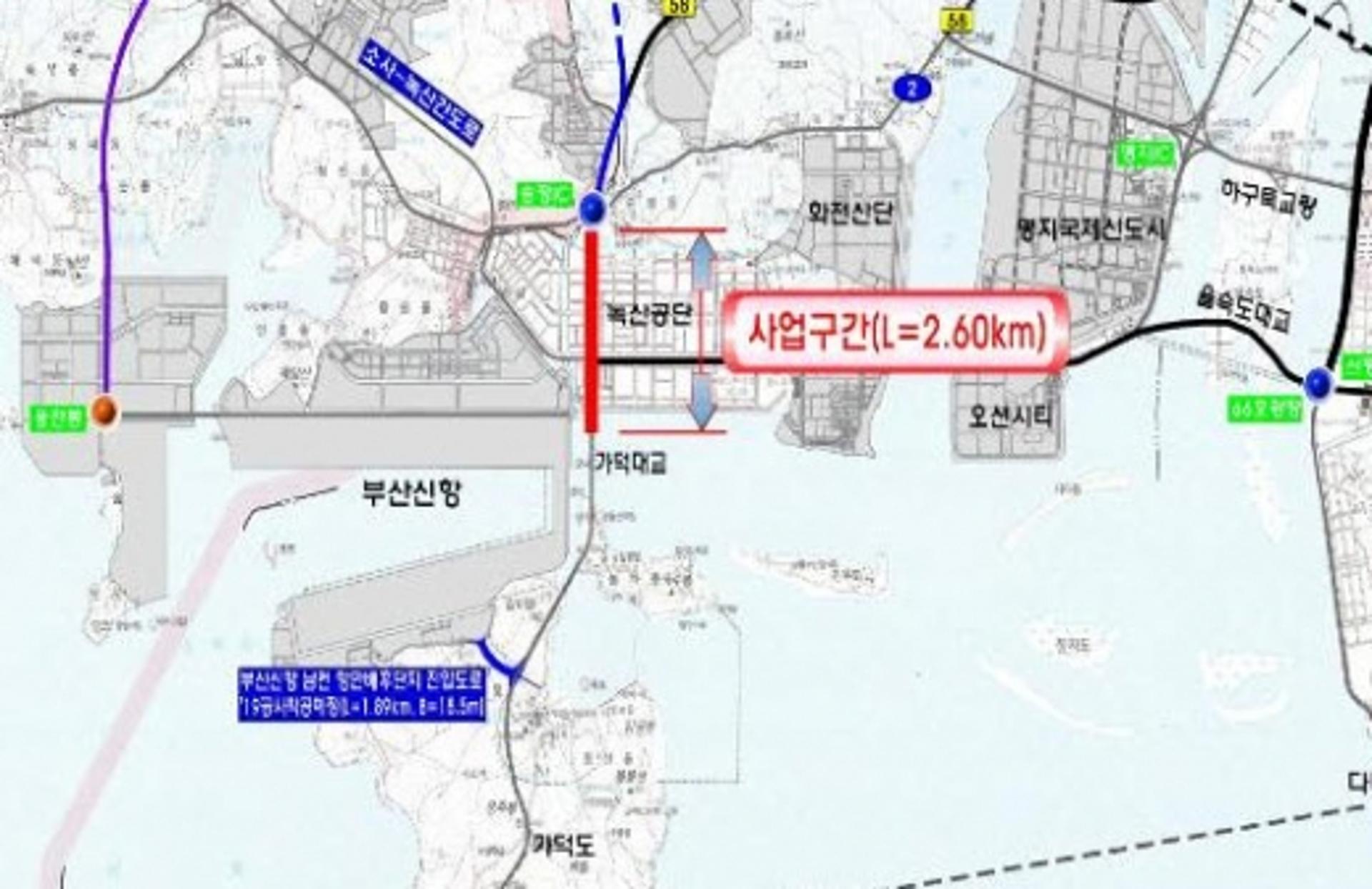 부산시 '가덕대교~송정나들목 고가도로'사업 청신호 켜졌다
