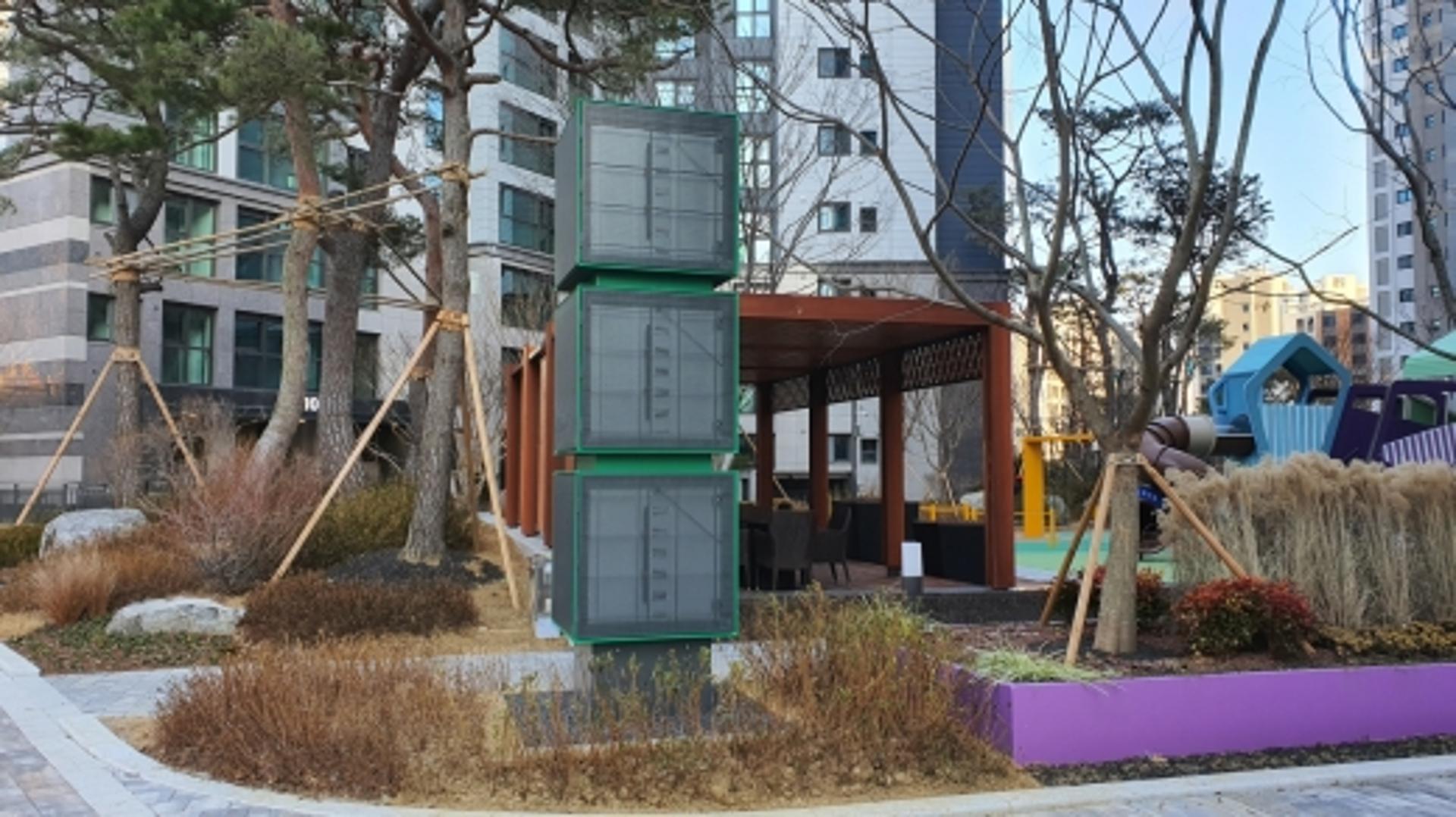 삼성물산, 래미안 루센티아에 실외 미세먼지 저감설비 적용