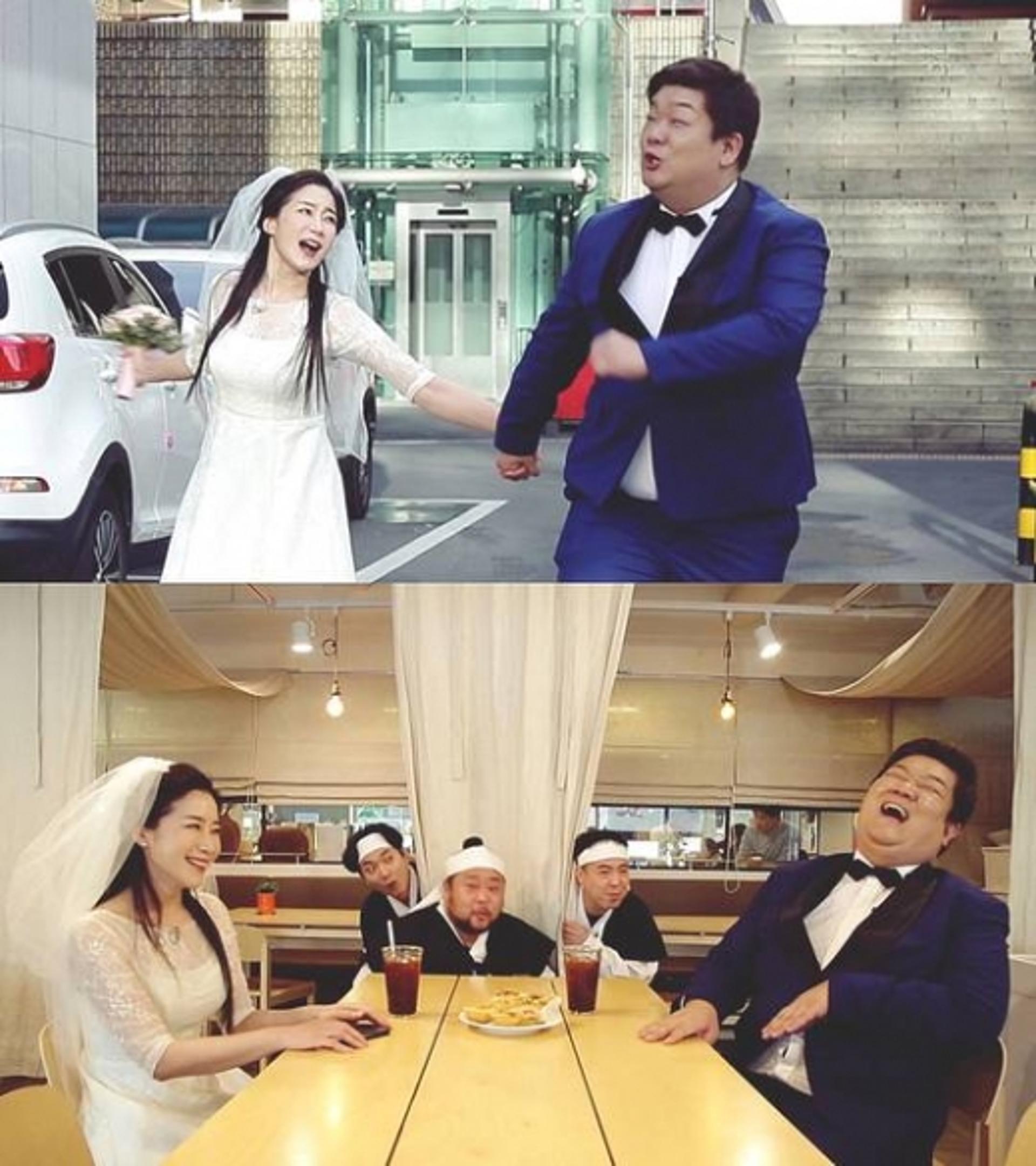 유민상 김하영, 열애설 이어 웨딩촬영을?