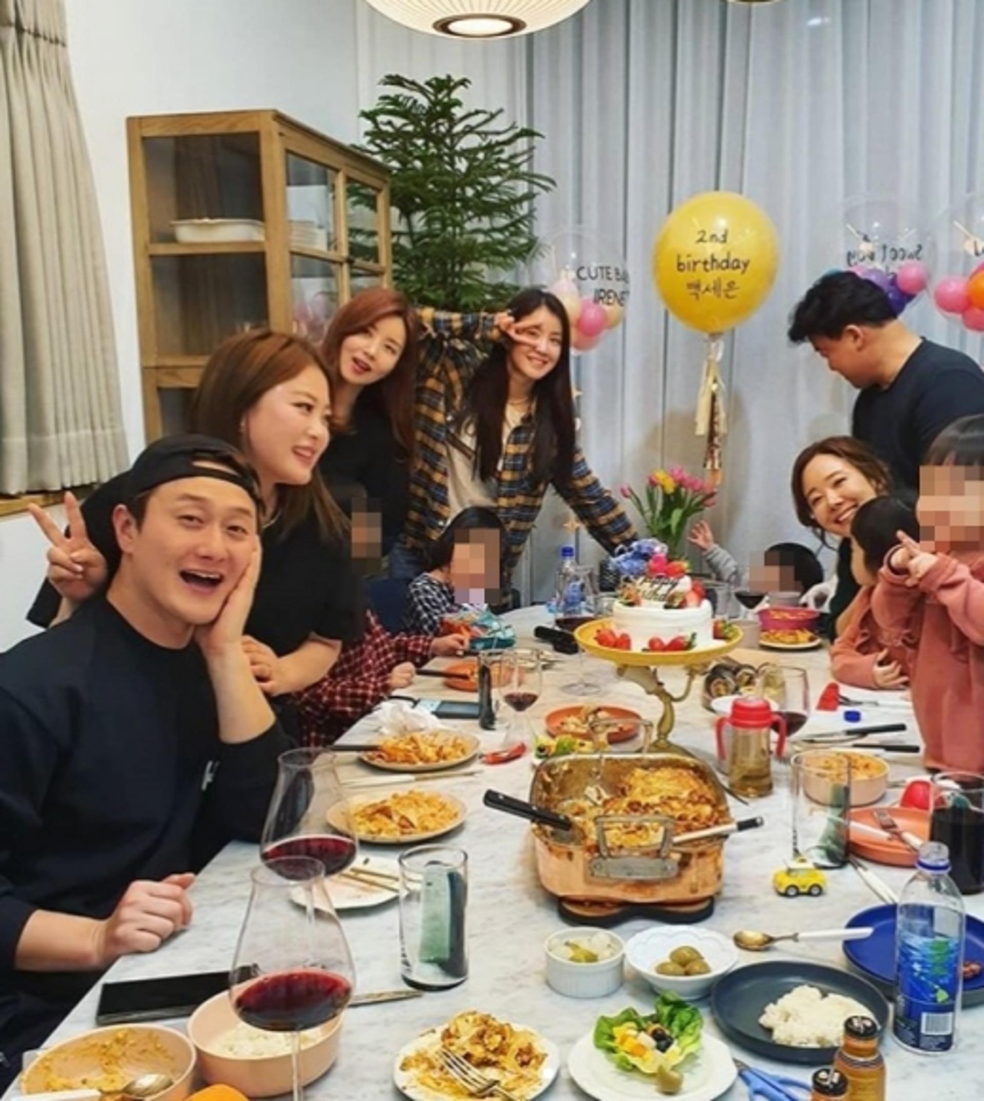 백종원 딸 생일파티, 박솔미→이시영→김원효 ★ 총출동