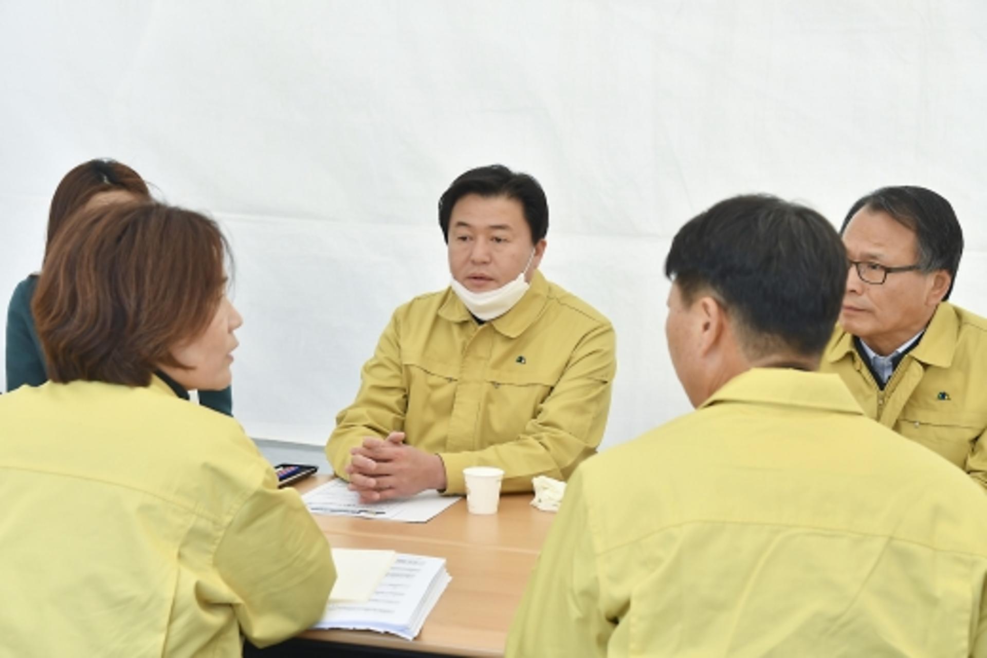 임병택 시흥시장, 매화동에 임시 시장실 꾸려