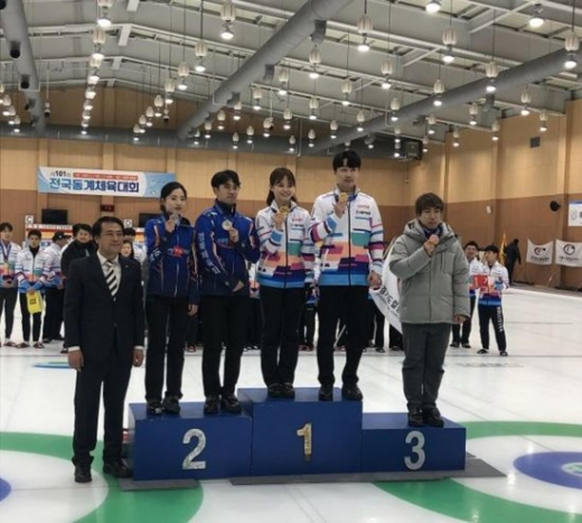 경기도 컬링, 전국동계체육대회 종합 1위