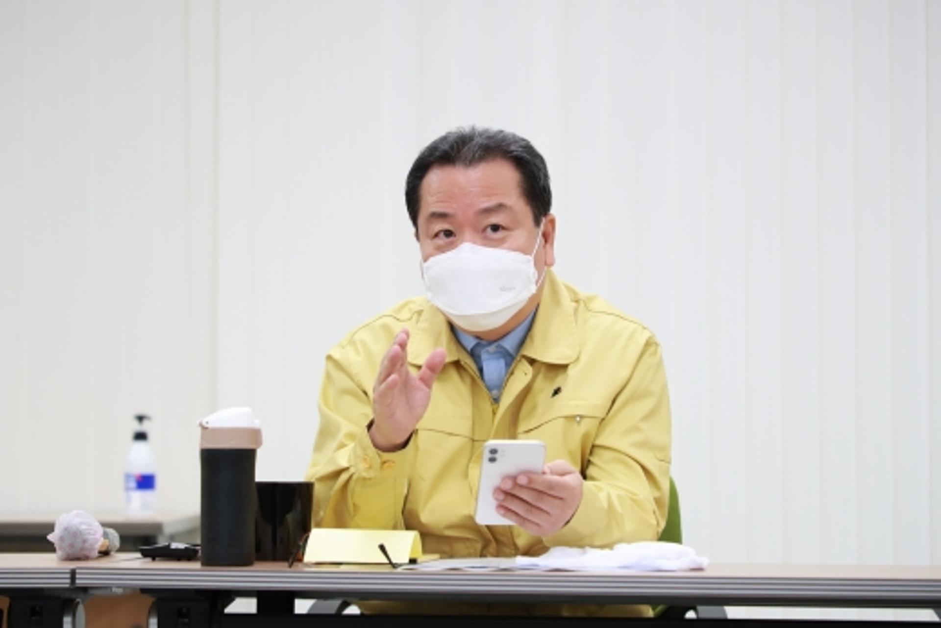 남양주시, 코로나19 확진자 발생한 호평동에서 긴급 대책회의