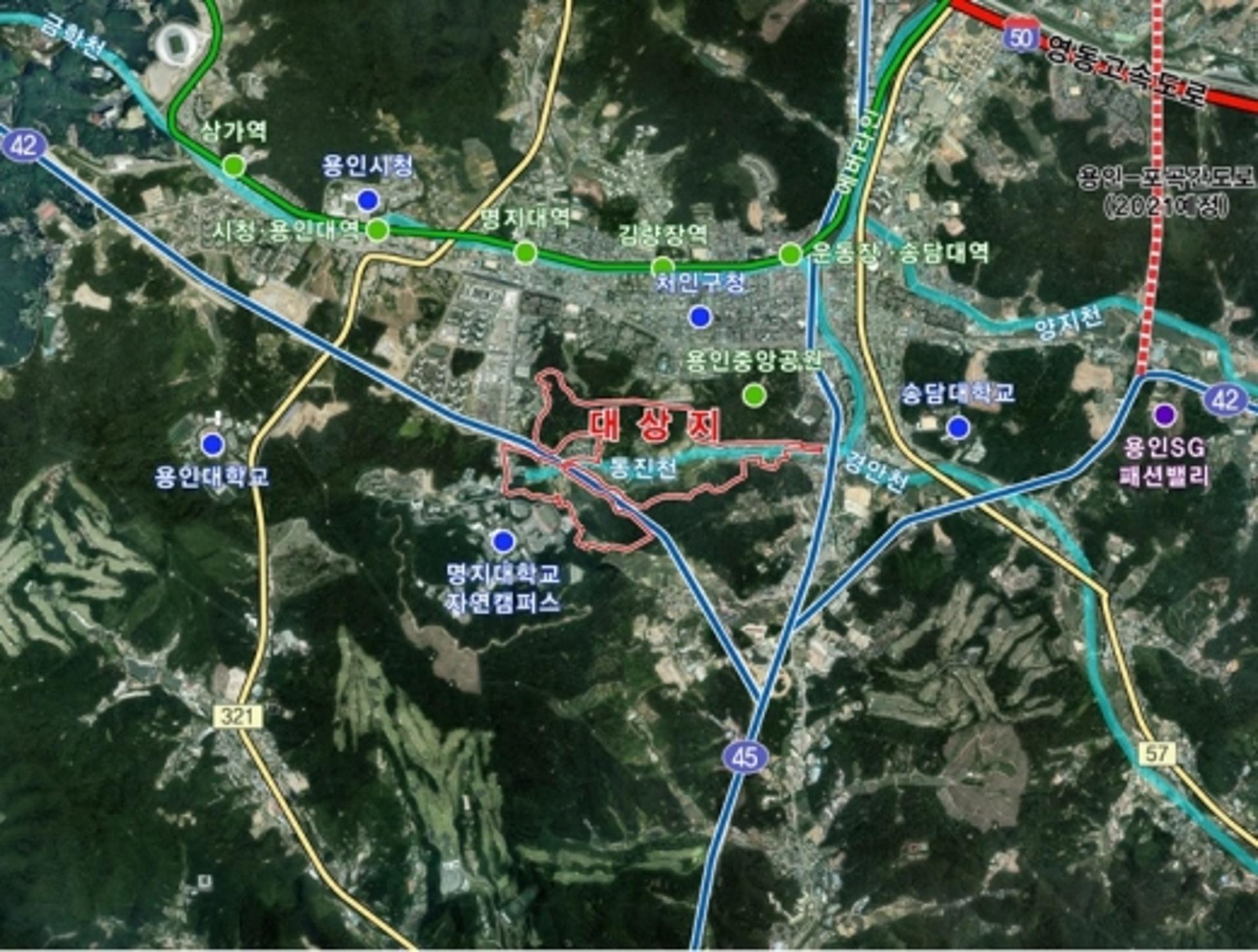 용인시 처인구 남동 82만㎡ 공공개발사업 추진