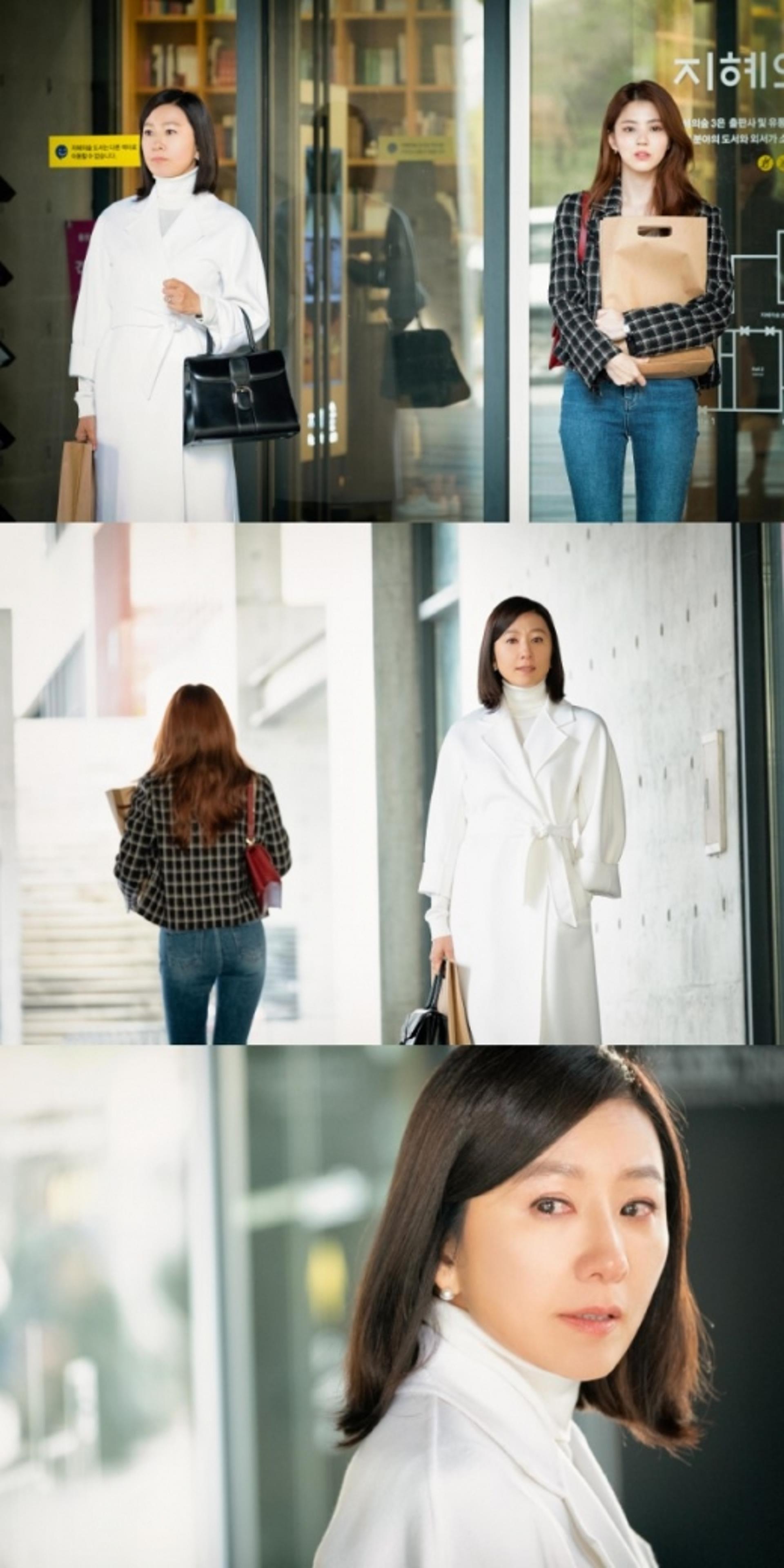 '부부의 세계' 김희애 한소희, 아슬아슬한 만남 포착