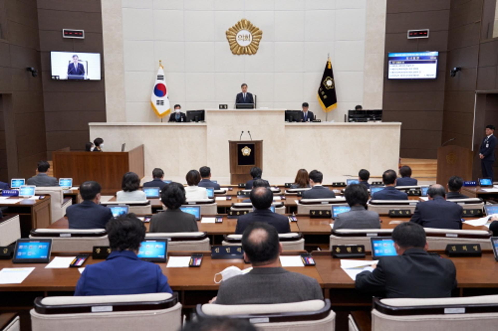 용인시의회, 재난 긴급지원 위한 제242회 임시회 개회