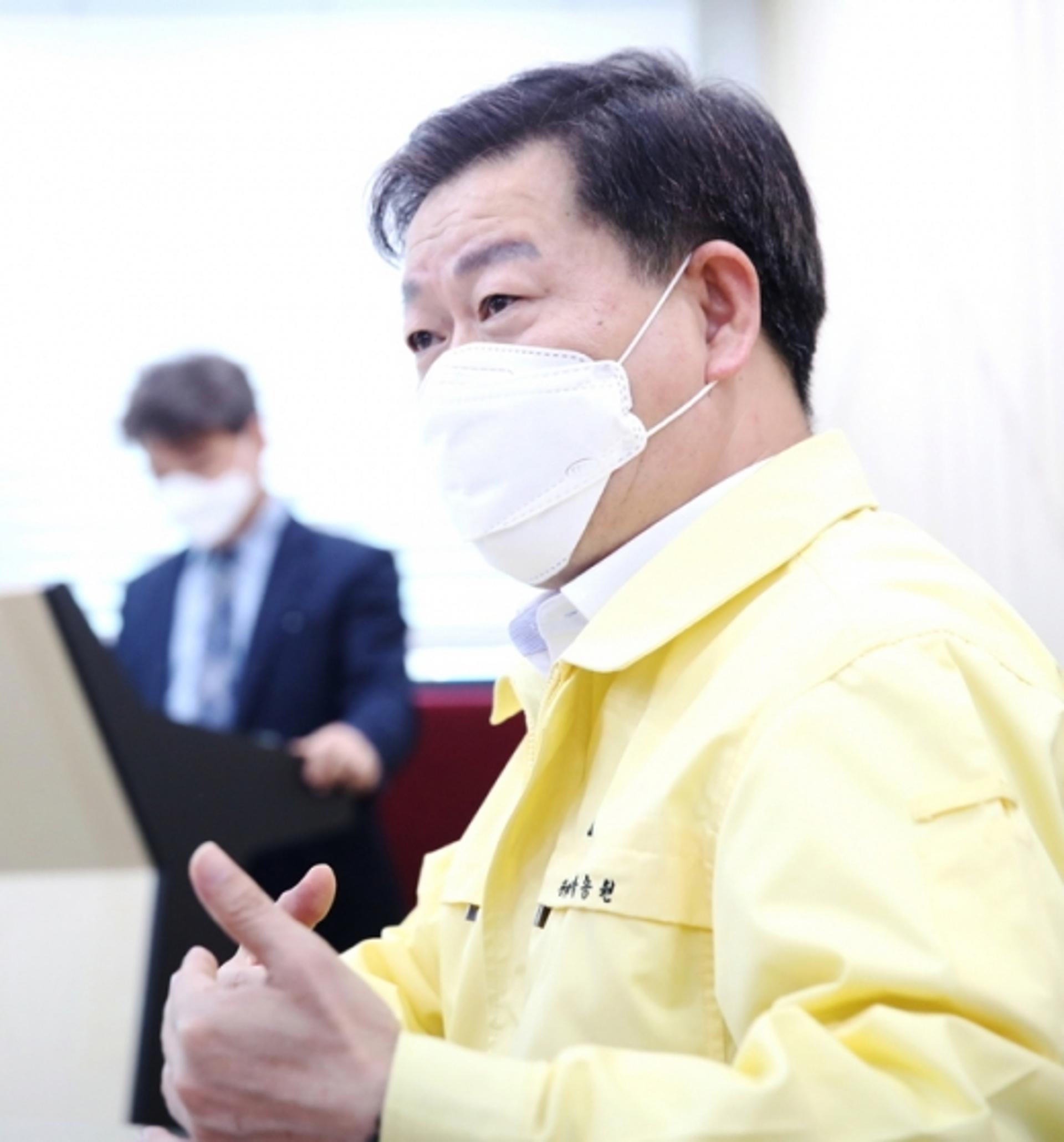 박승원 광명시장, 위생단체에 ‘코로나19 특별상품 개발’ 제안