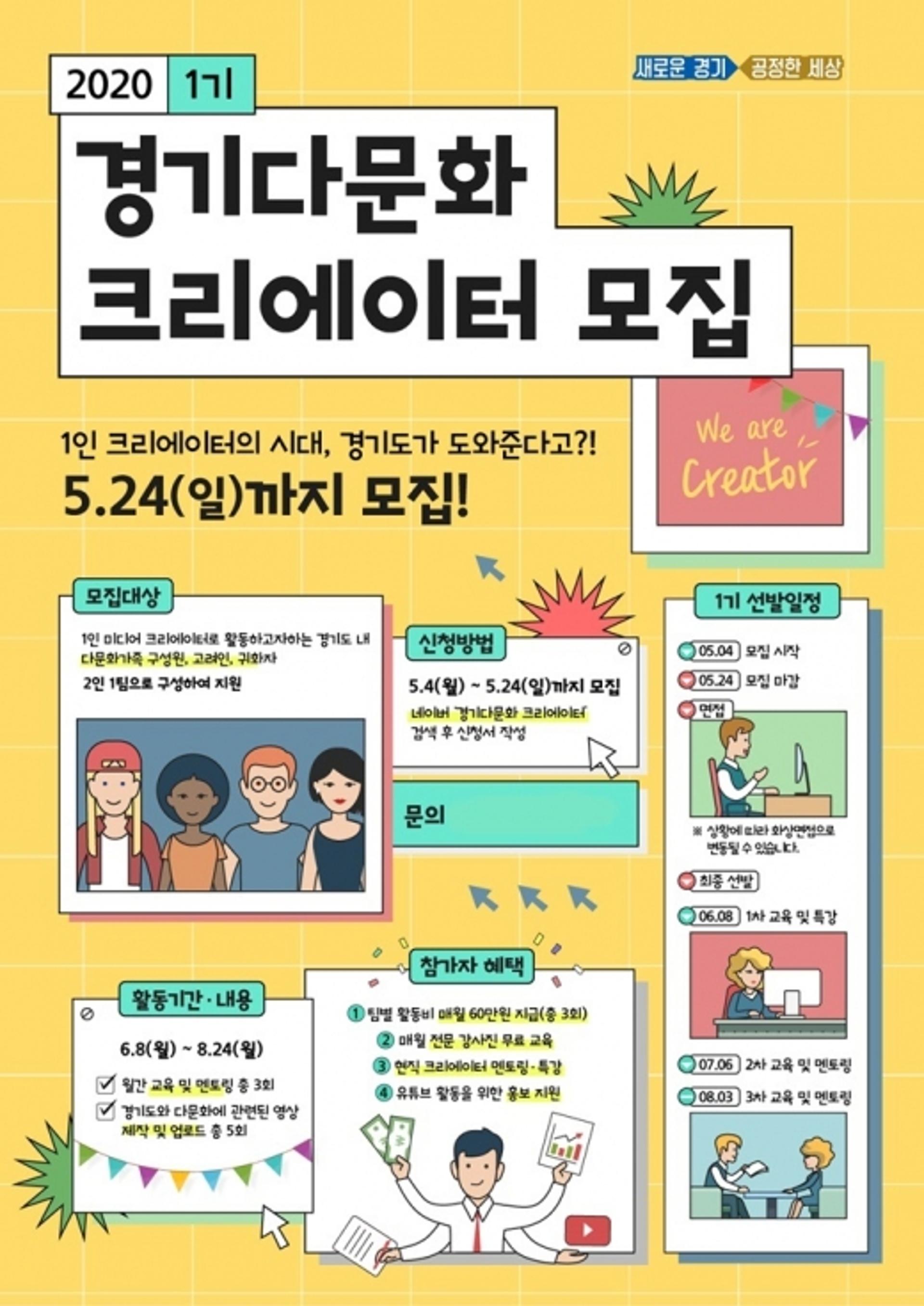 경기도, 다문화가족·고려인 대상 유튜브 꿈 지원