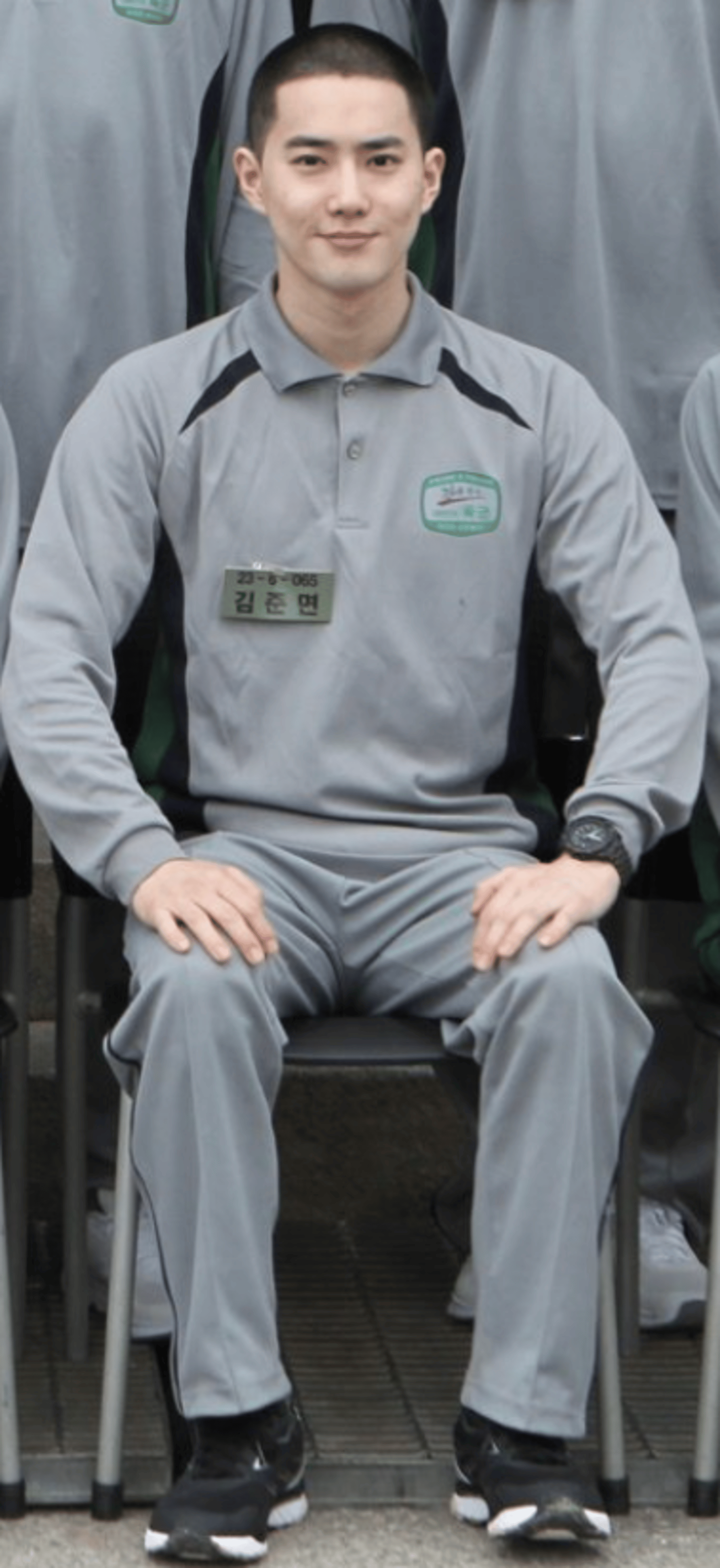 엑소 수호, 훈련소 근황보니… 이목구비 "와"