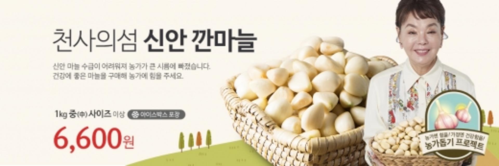 전남우정청, 코로나19 극복 '신안 마늘' 온라인 할인 판매