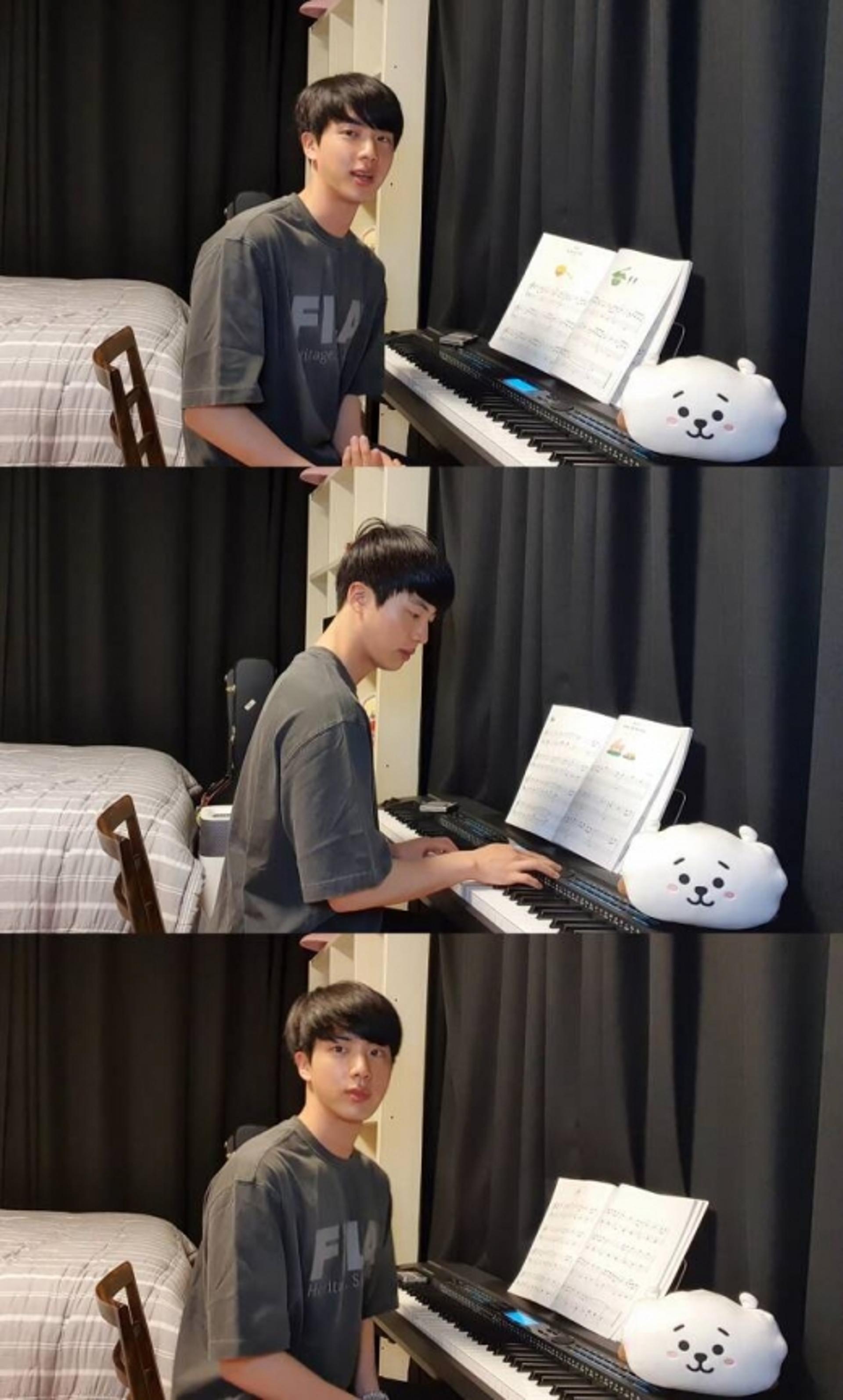진 피아노연주, "아직 부족하지만…"