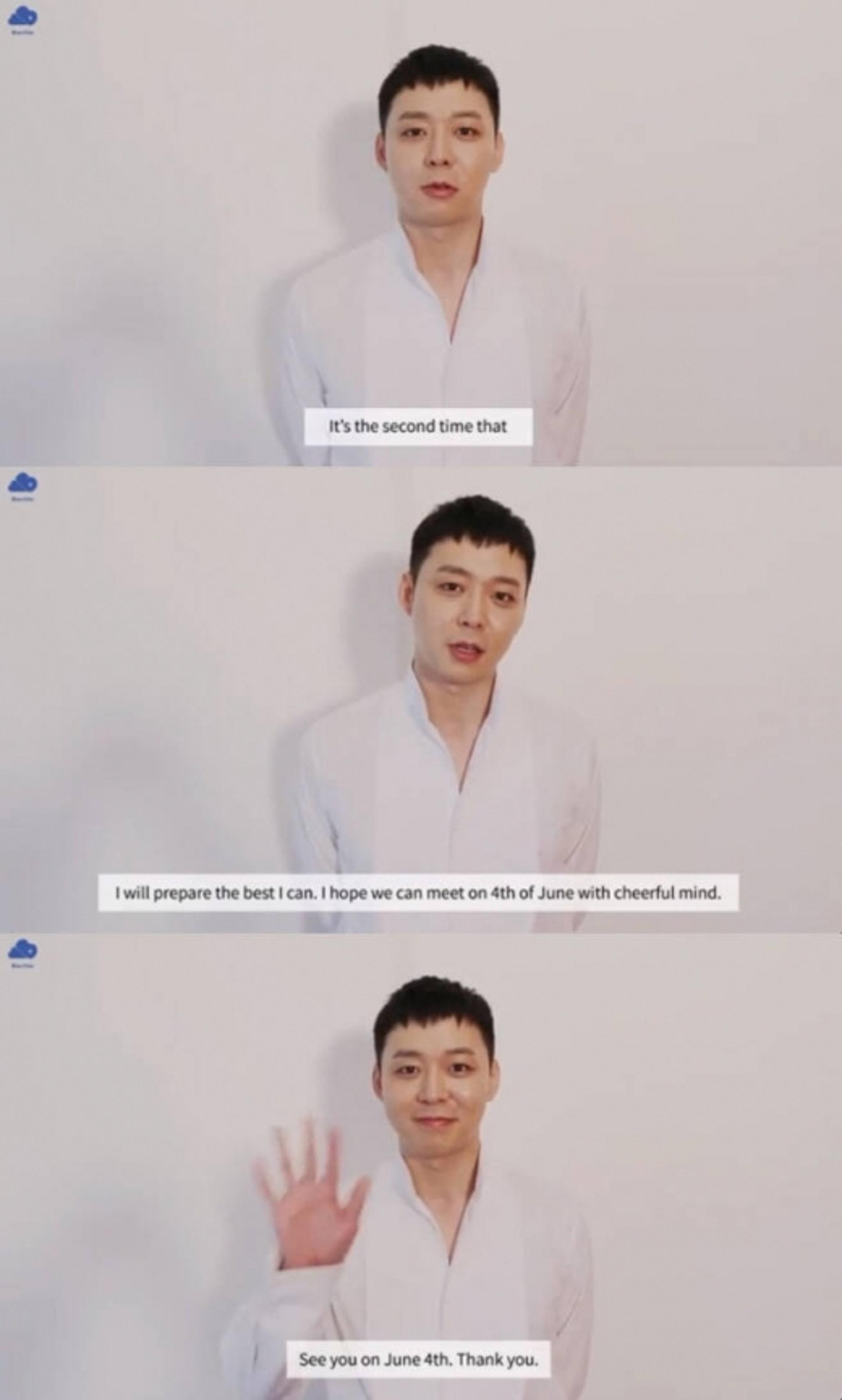 박유천 온라인 팬미팅 예고… "웃으면서 만나요"