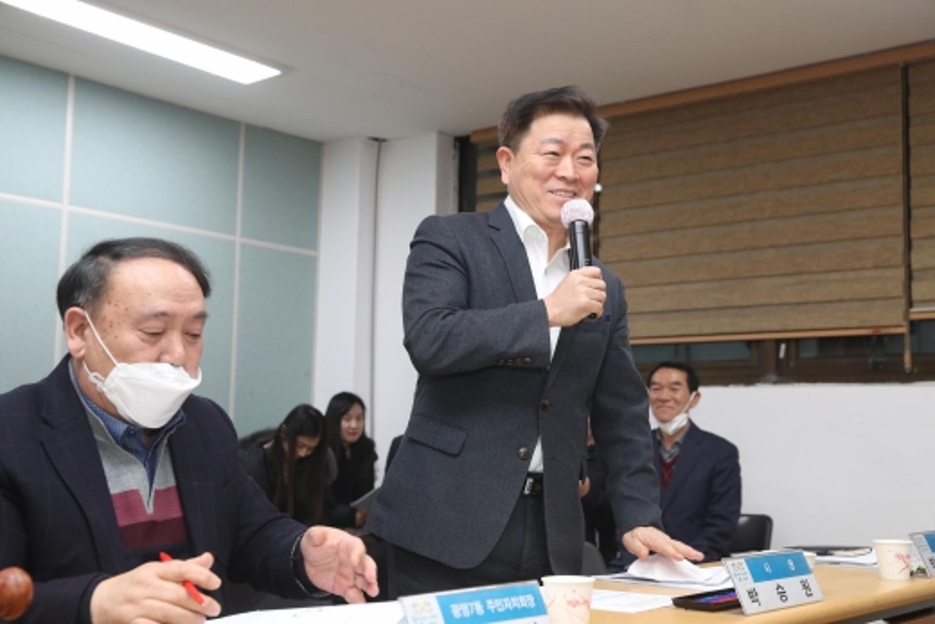 박승원 광명시장, 15개 동 행정복지센터 찾아 간담회 진행