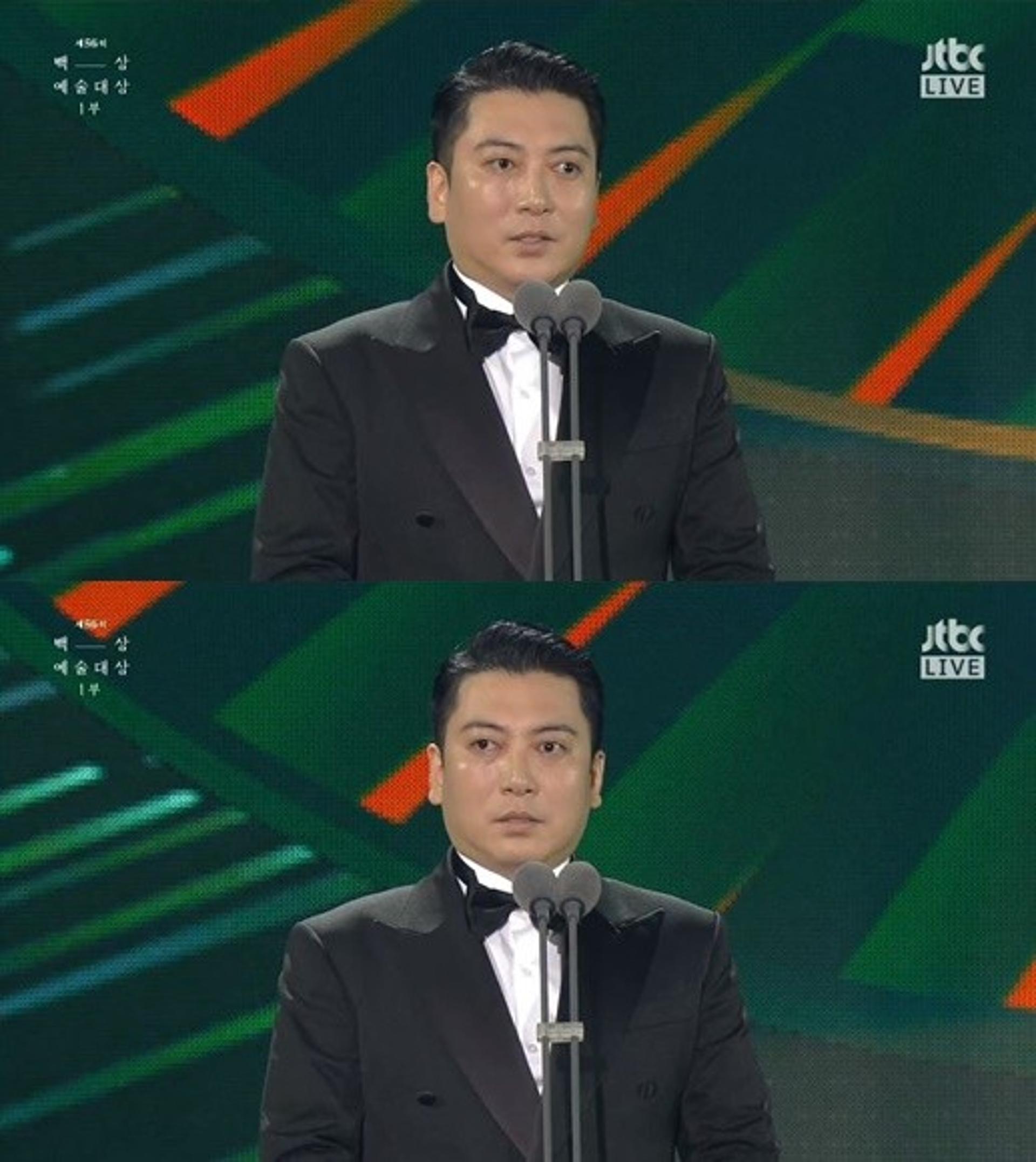 [2020 백상예술대상] '기생충' 박명훈 신인상… "46세에 영광, 리스펙"