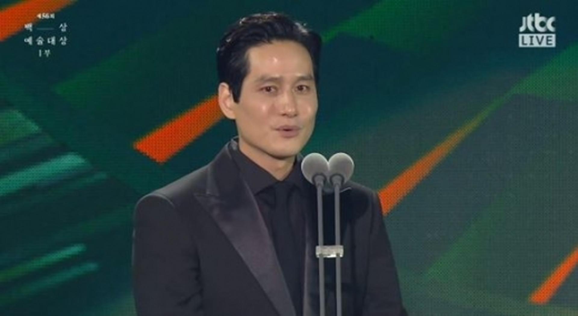 [2020 백상예술대상] 박해준 "故김주혁 형 그립습니다"