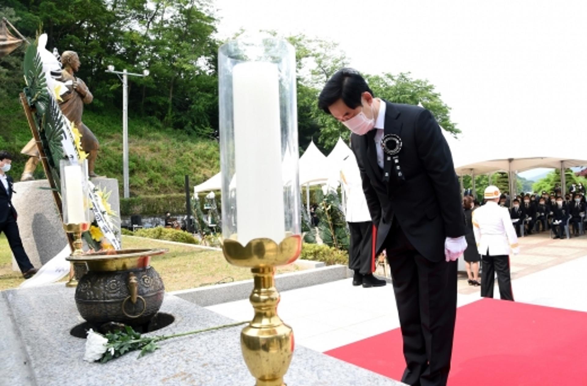 안병용 의정부시장 "순국선열 고귀한 희생정신 잊지 않을 것"