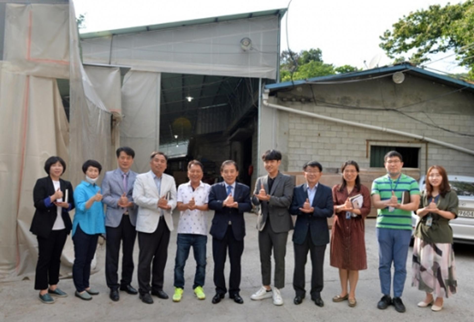 박윤국 포천시장, 경영 애로 소기업 현장 찾아 격려