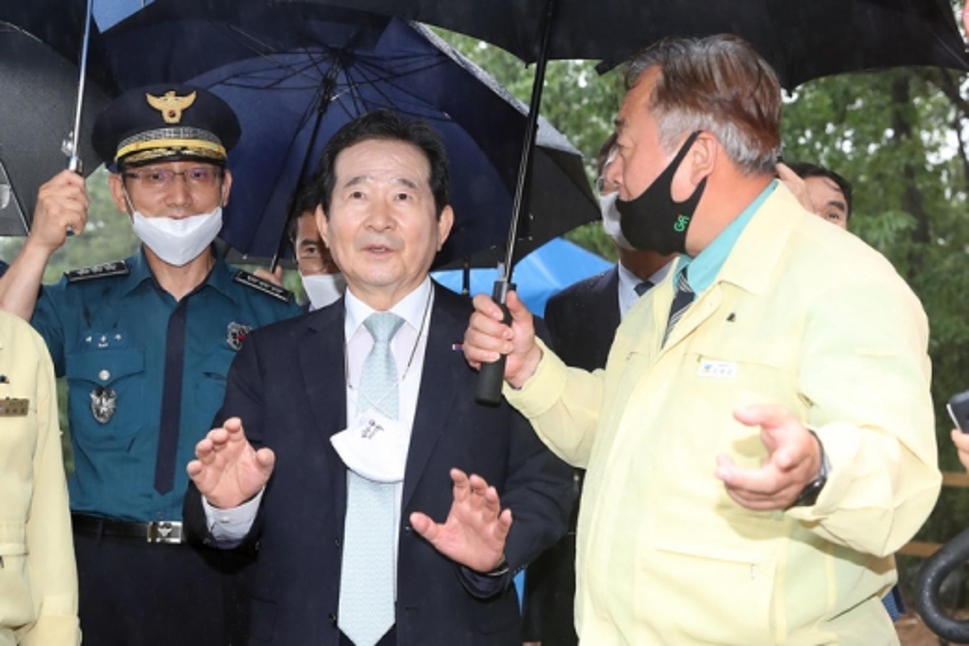 정세균 총리·이재강 경기도 평화부지사, 김포 대북전단 살포현장 점검