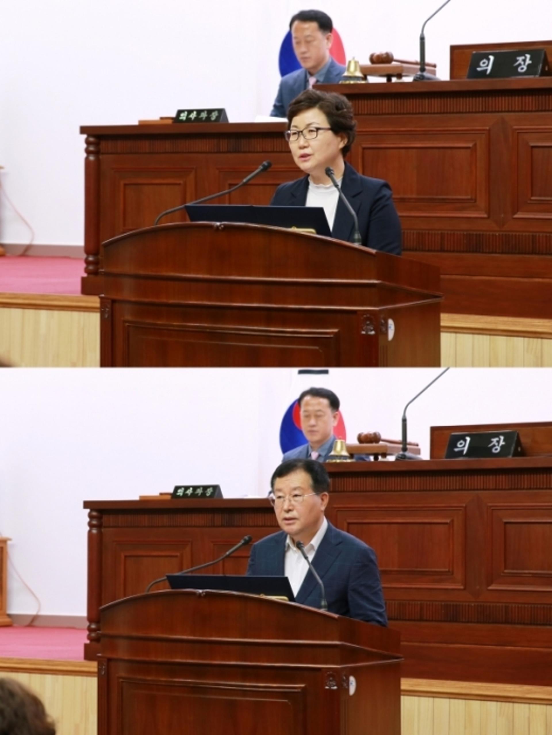 군포시의회, 후반기 의장 성복임 의원 선출