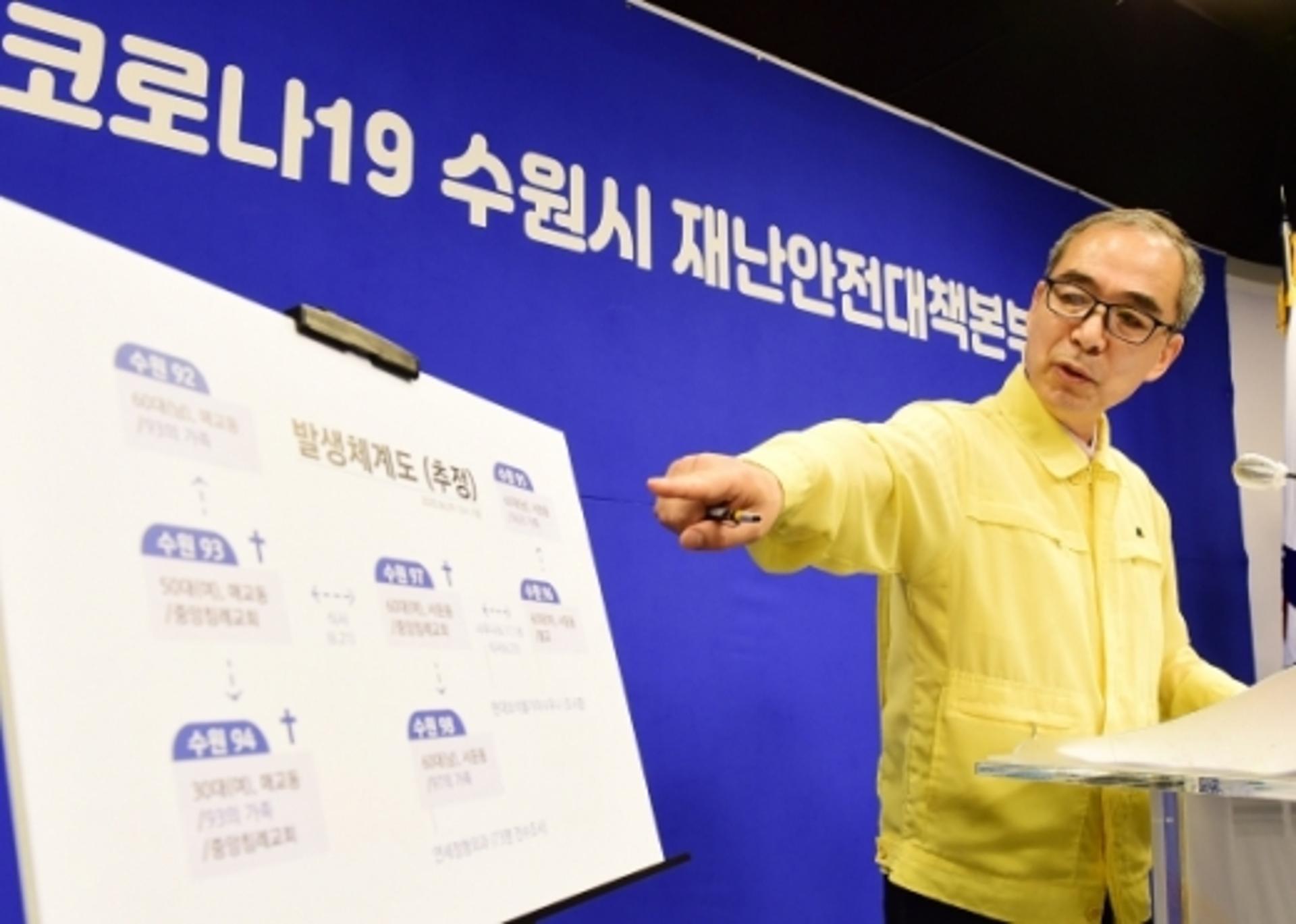수원시 "수원중앙침례교회 집단감염 아직 없어"