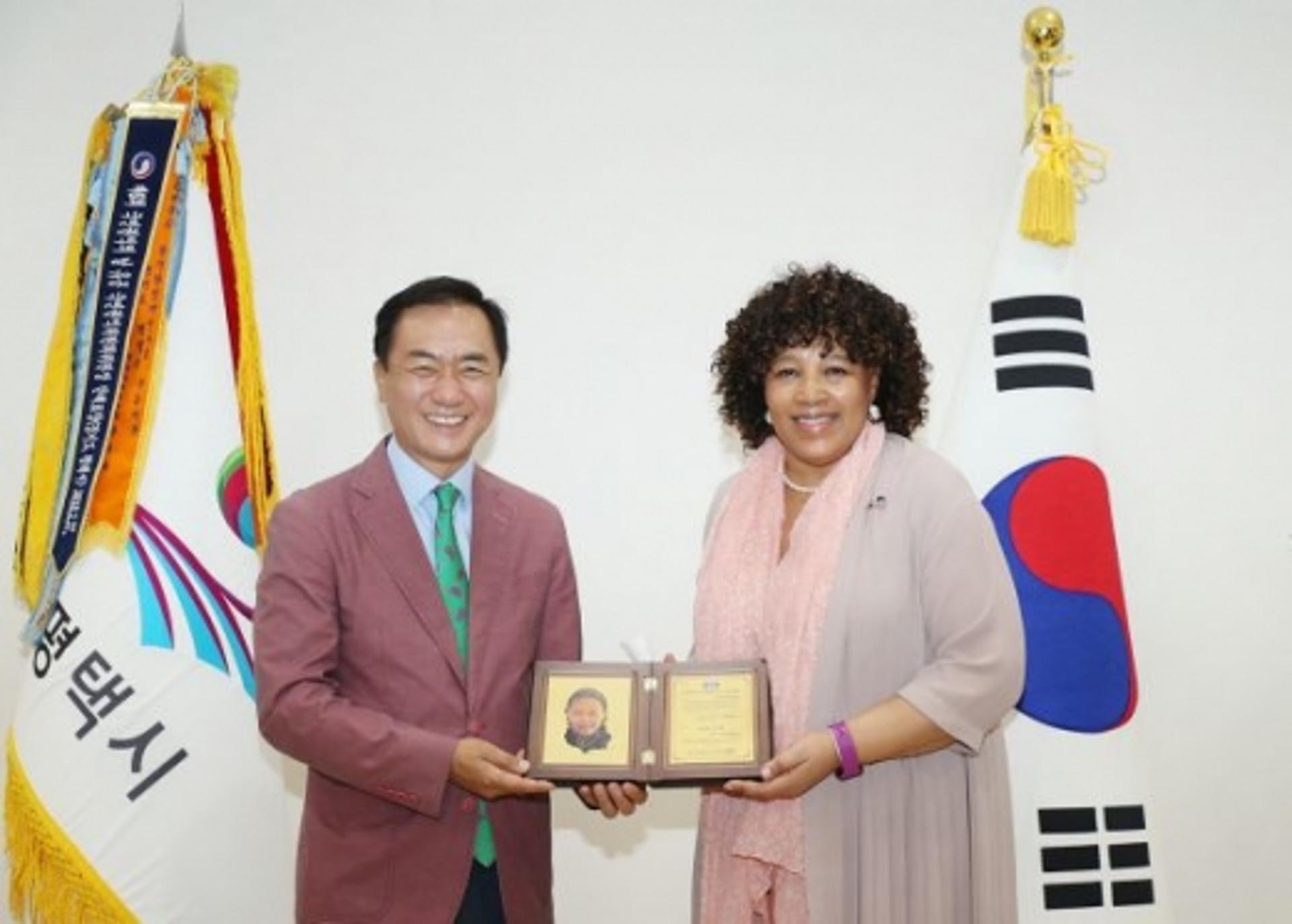 남아프리카공화국 대사 ‘평택 명예시민’ 됐다