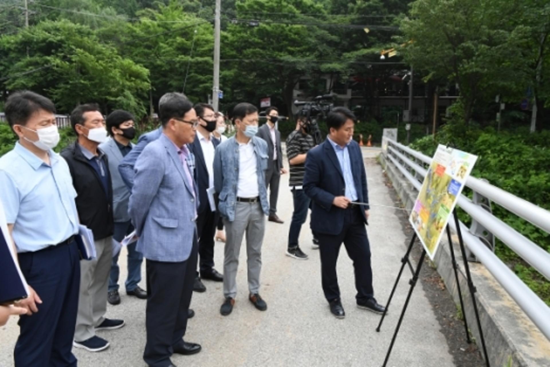 양주시, 장흥계곡 시민환원 신속 추진을 위한 현장회의 개최