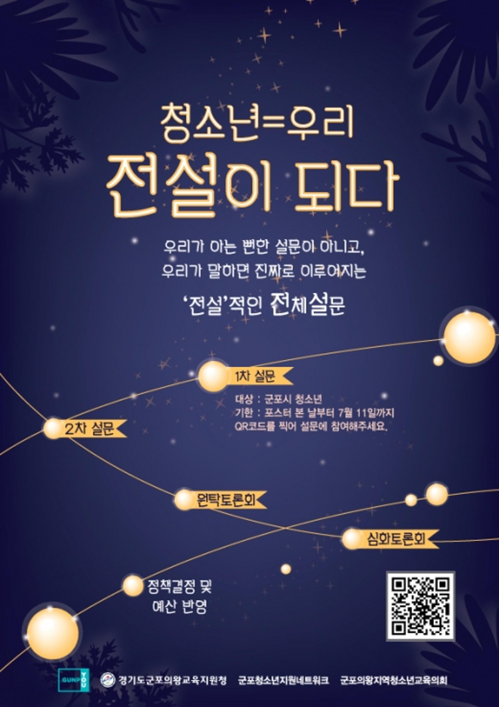 군포시 ‘청소년 전설 프로젝트’ 추진