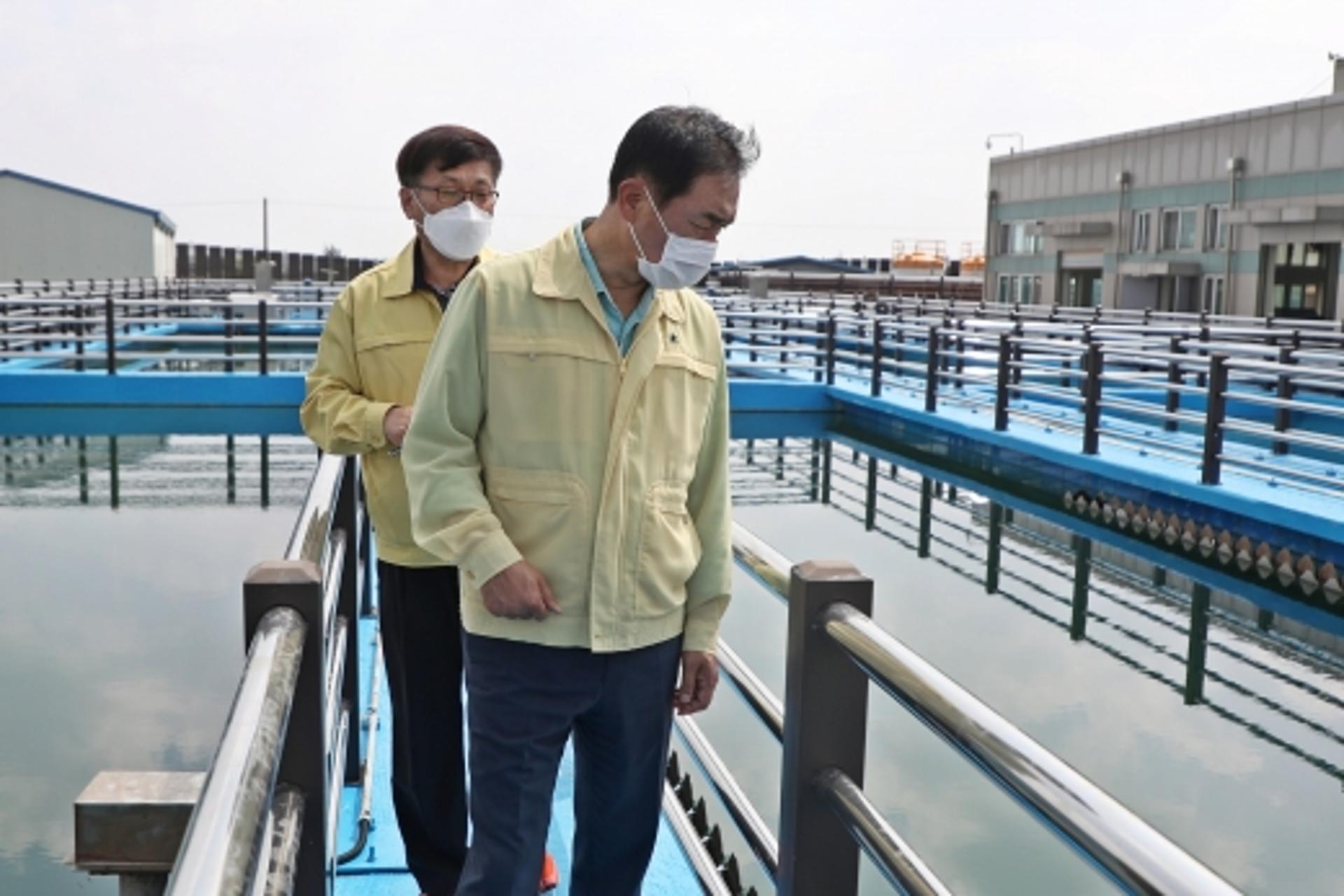 평택서 유충 나올까?… 정창선 시장, 정수장 현장 점검
