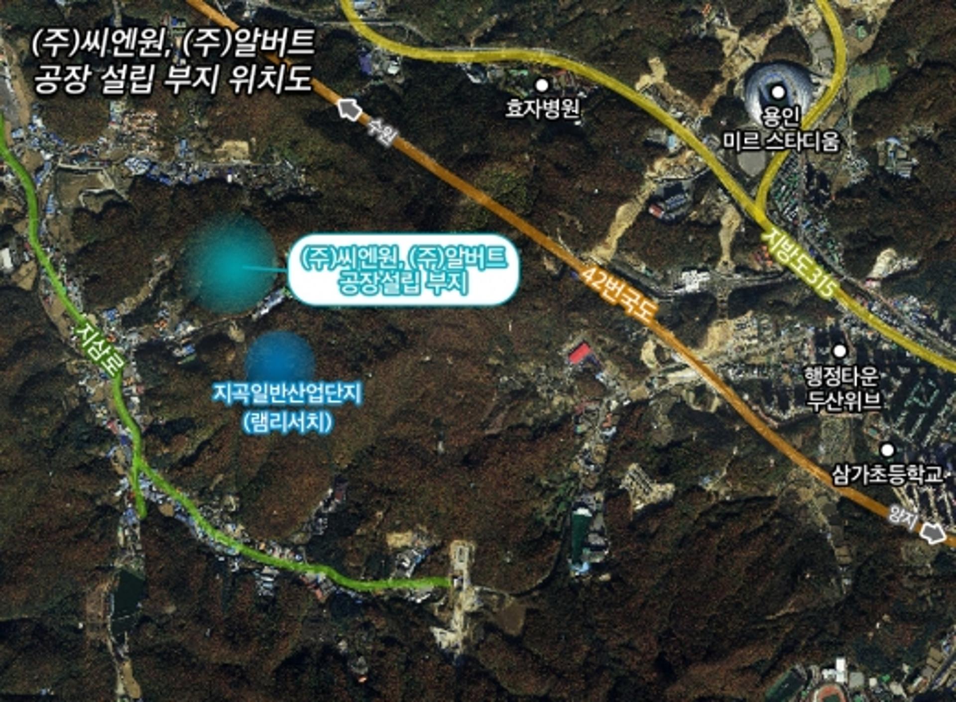 반도체 장비업체 ㈜씨엔원, 용인시 지곡동에 온다