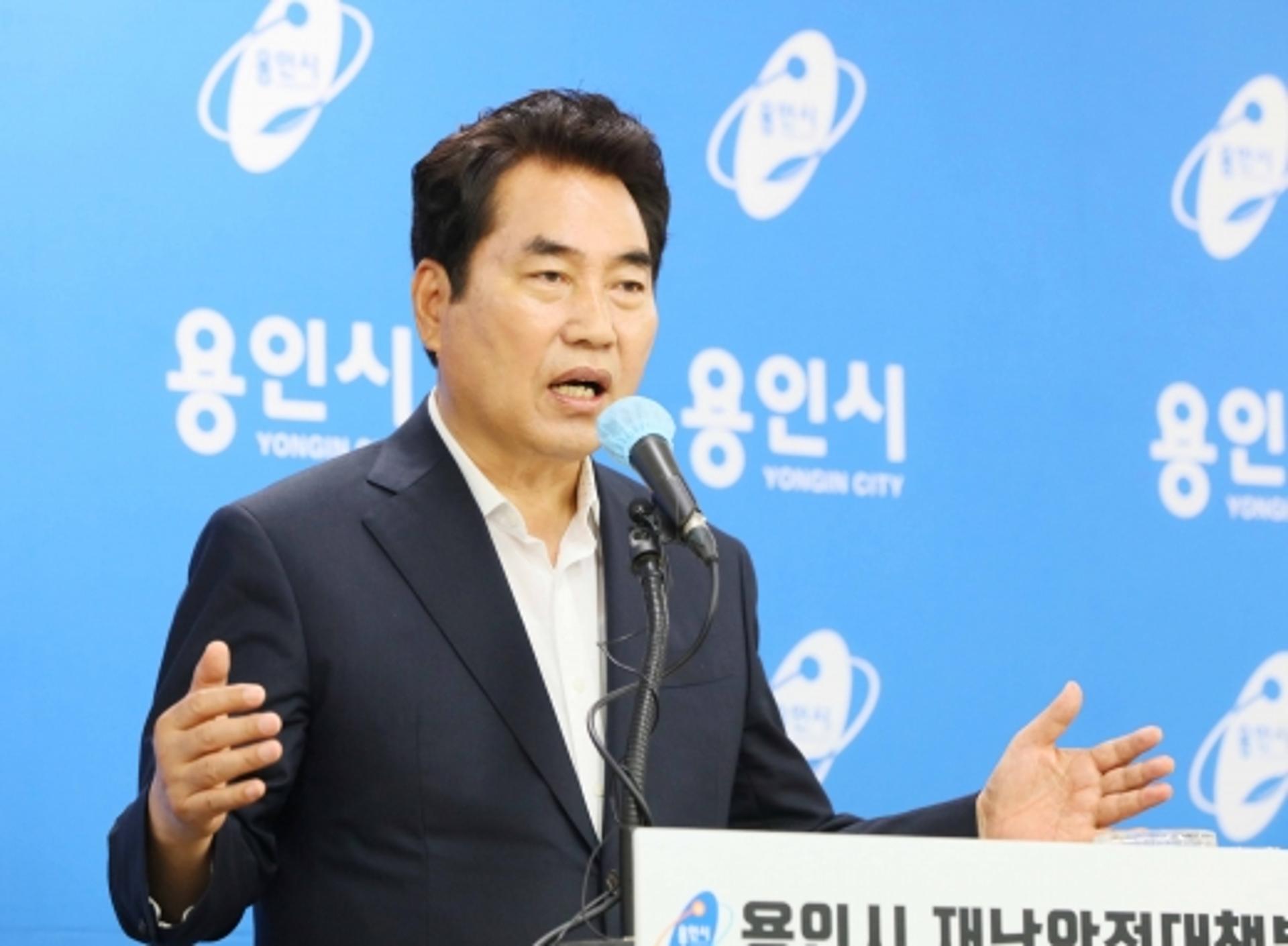 백군기 용인시장, 동천동 일대 냉동창고 건립 계획 반려