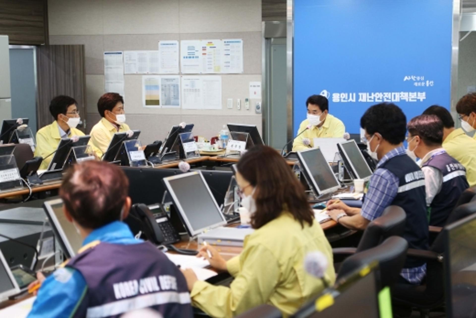 백군기 용인시장 “인명 피해 없도록 집중호우 대비 총력”