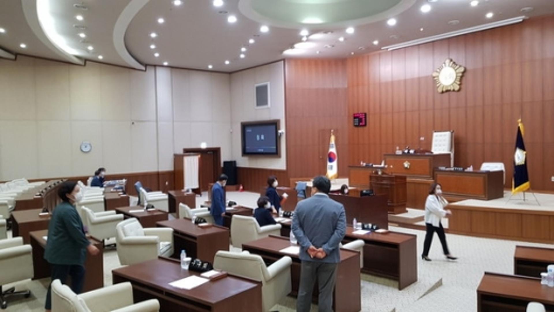 의정부시의회 '이번에도 역시나'… 의장단 선거 4분만에 정회