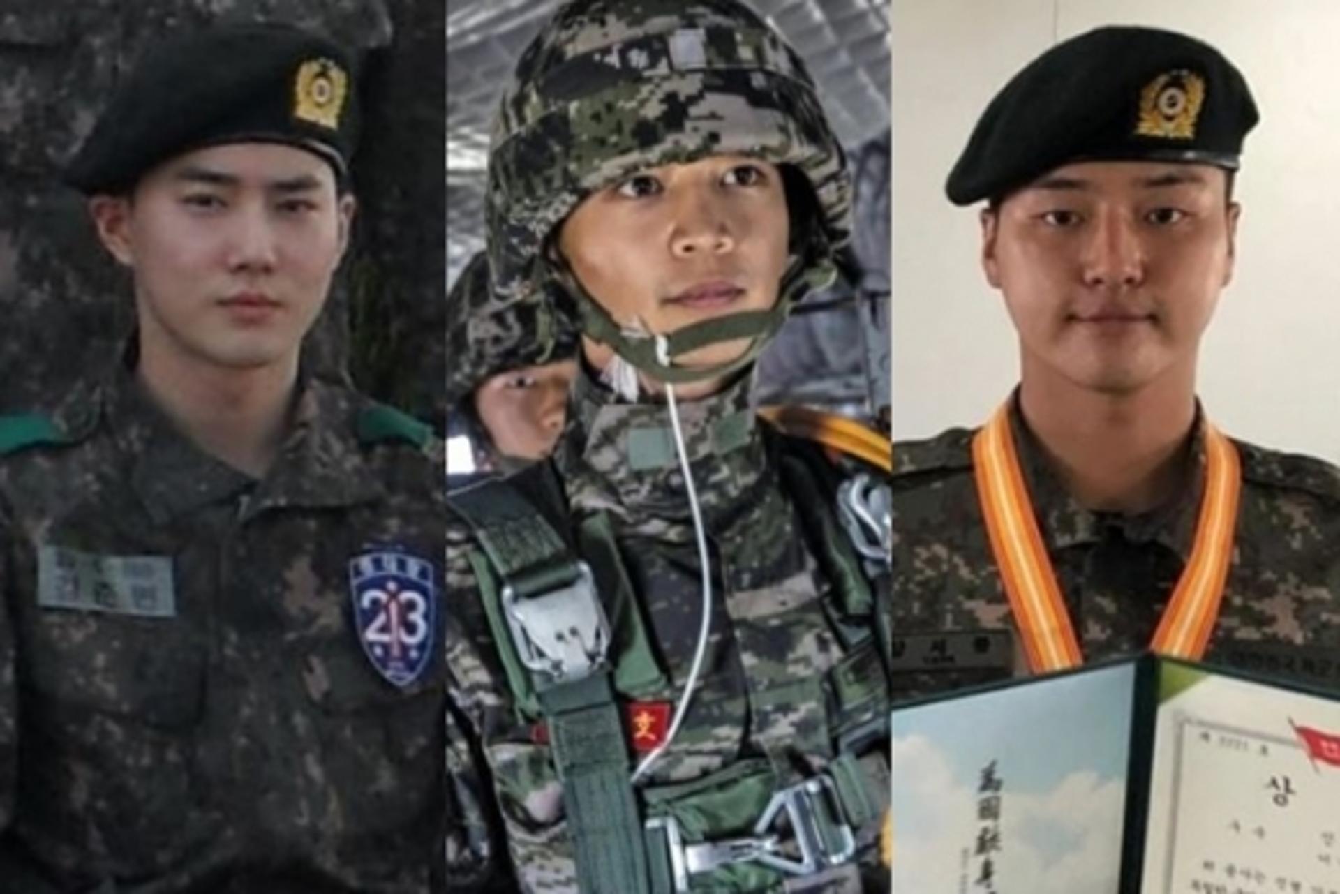 [김유림의 연예담] 軍입대한 스타들… 늠름·멋짐 '폭발'