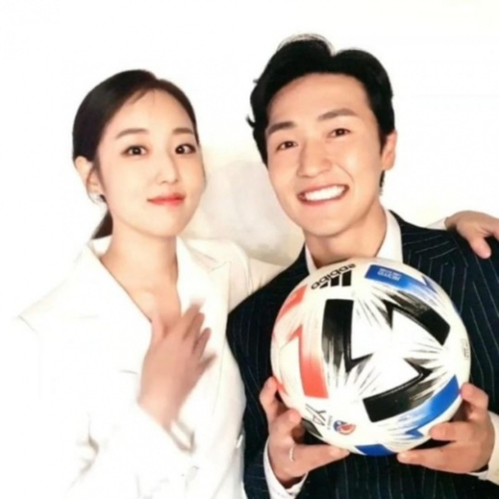 "누구보다 다정해" 박보미 결혼, FC안양 박요한과 백년가약