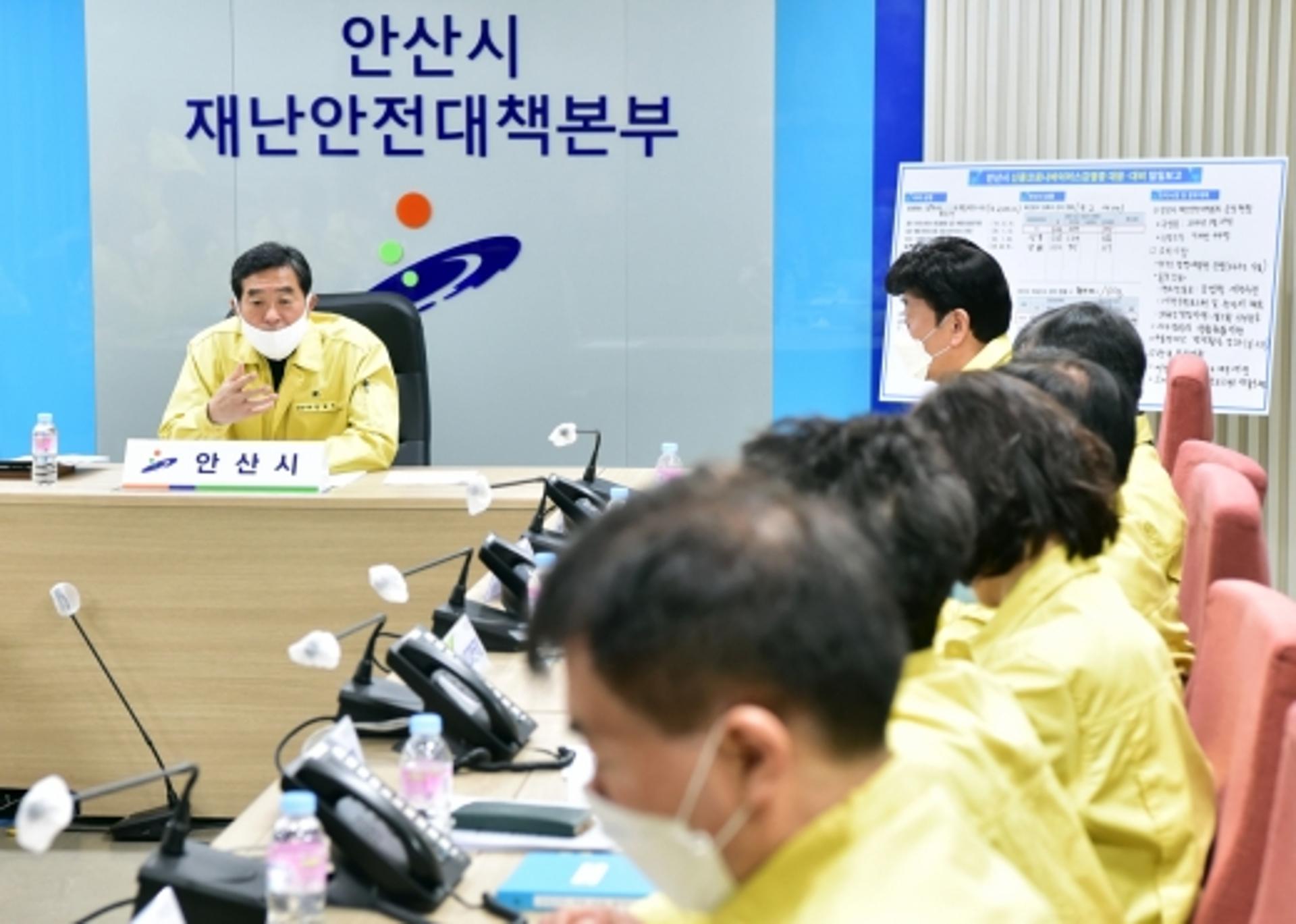 윤화섭 안산시장 "코로나19 최고 백신은 마스크 착용"
