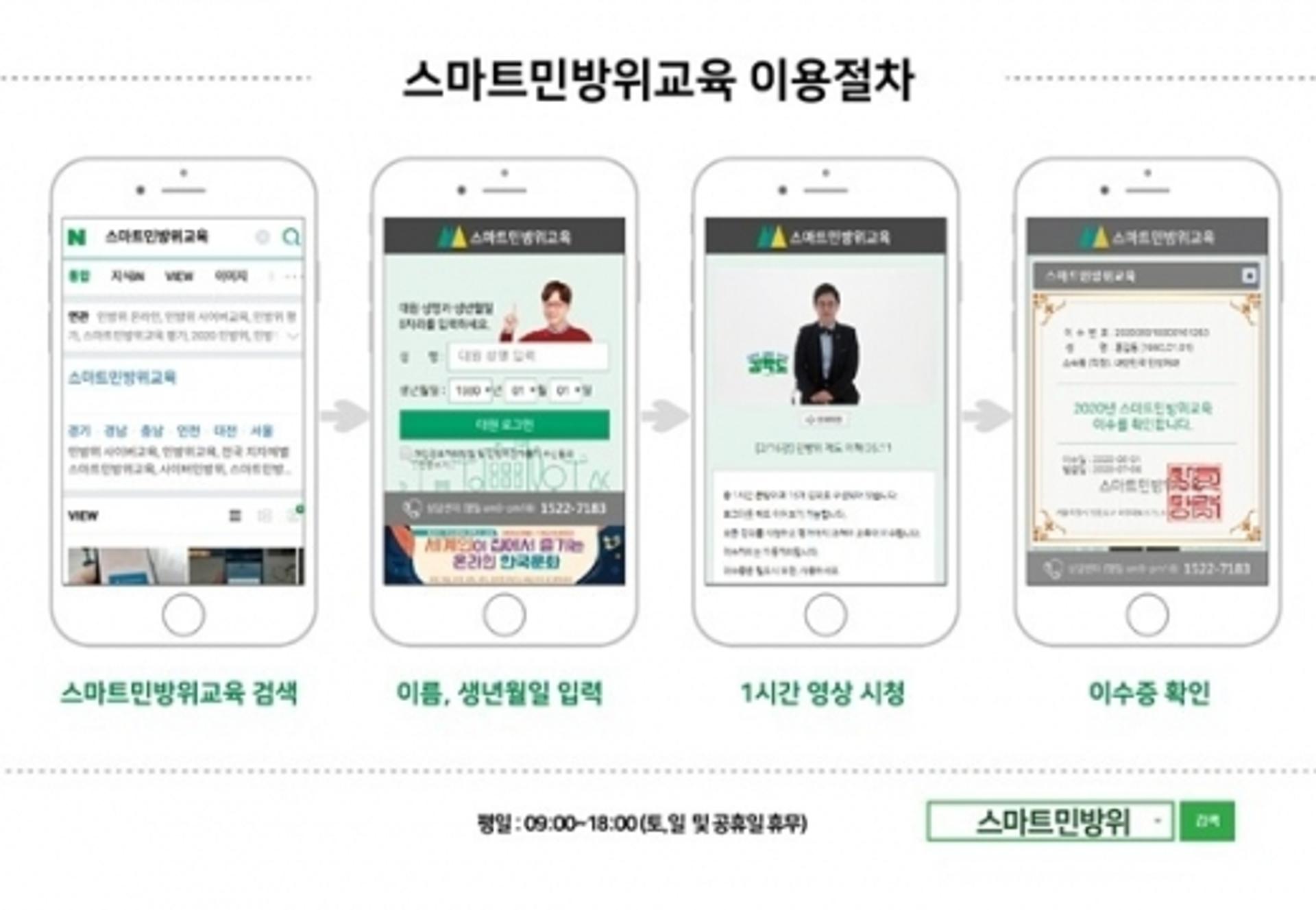 동두천시, 민방위교육, 비대면 스마트교육 1시간으로 대체