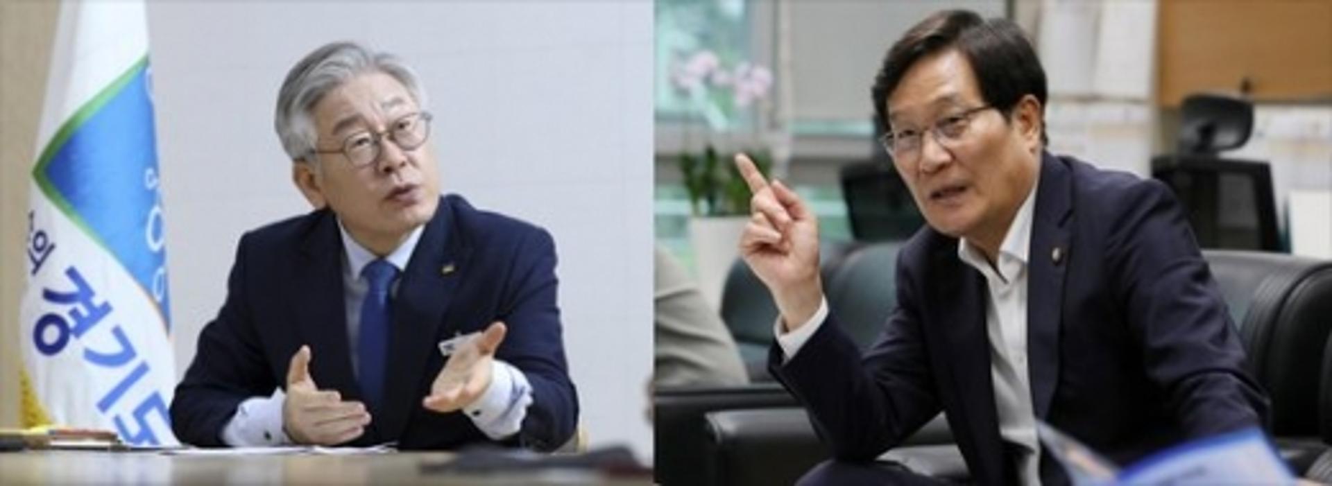 이재명-신동근, 재난지원금 지급 방식 놓고 SNS서 설전