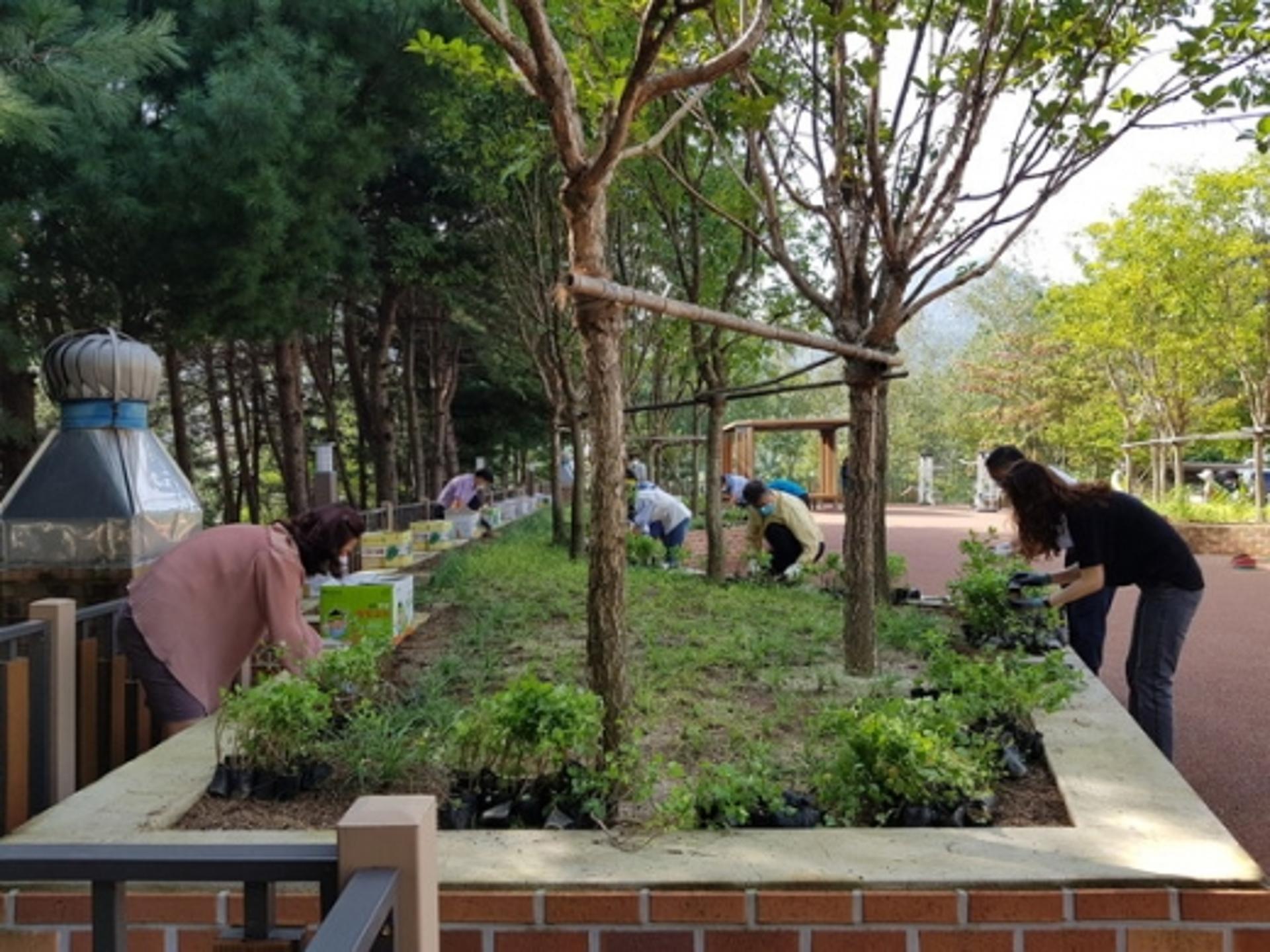 의정부시 맑은물사업소 친환경 힐링공간 조성