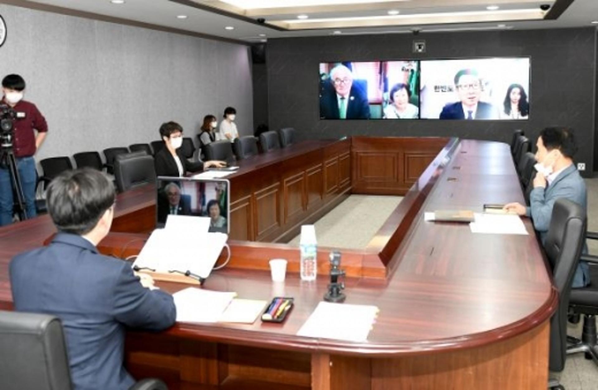 파주시, 해외 자매도시 '호주 투움바시'와 화상교류