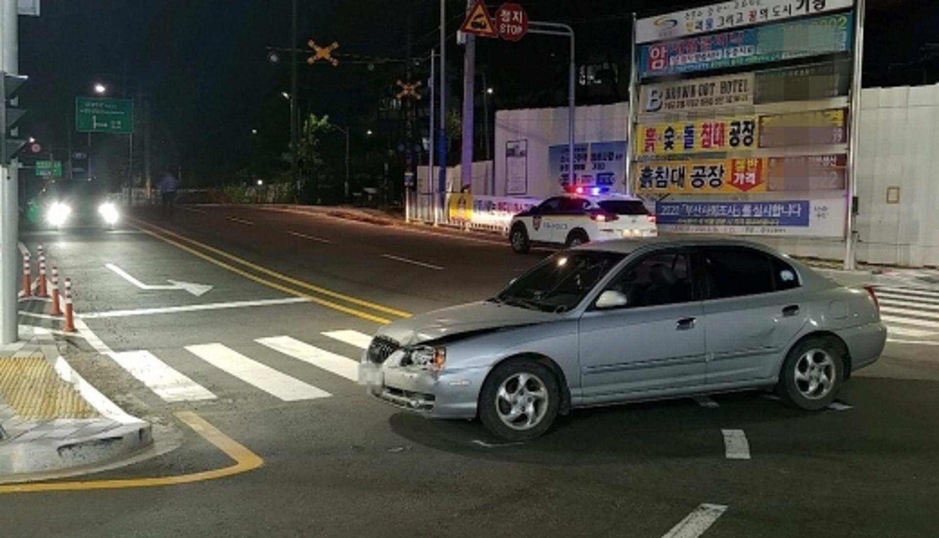 '만취 역주행'으로 맞은편 차량과 '꽝'…부산 기장군에서